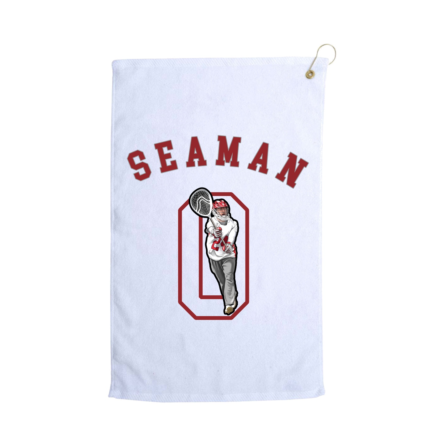Golf Towel — Shirsey Arch in White