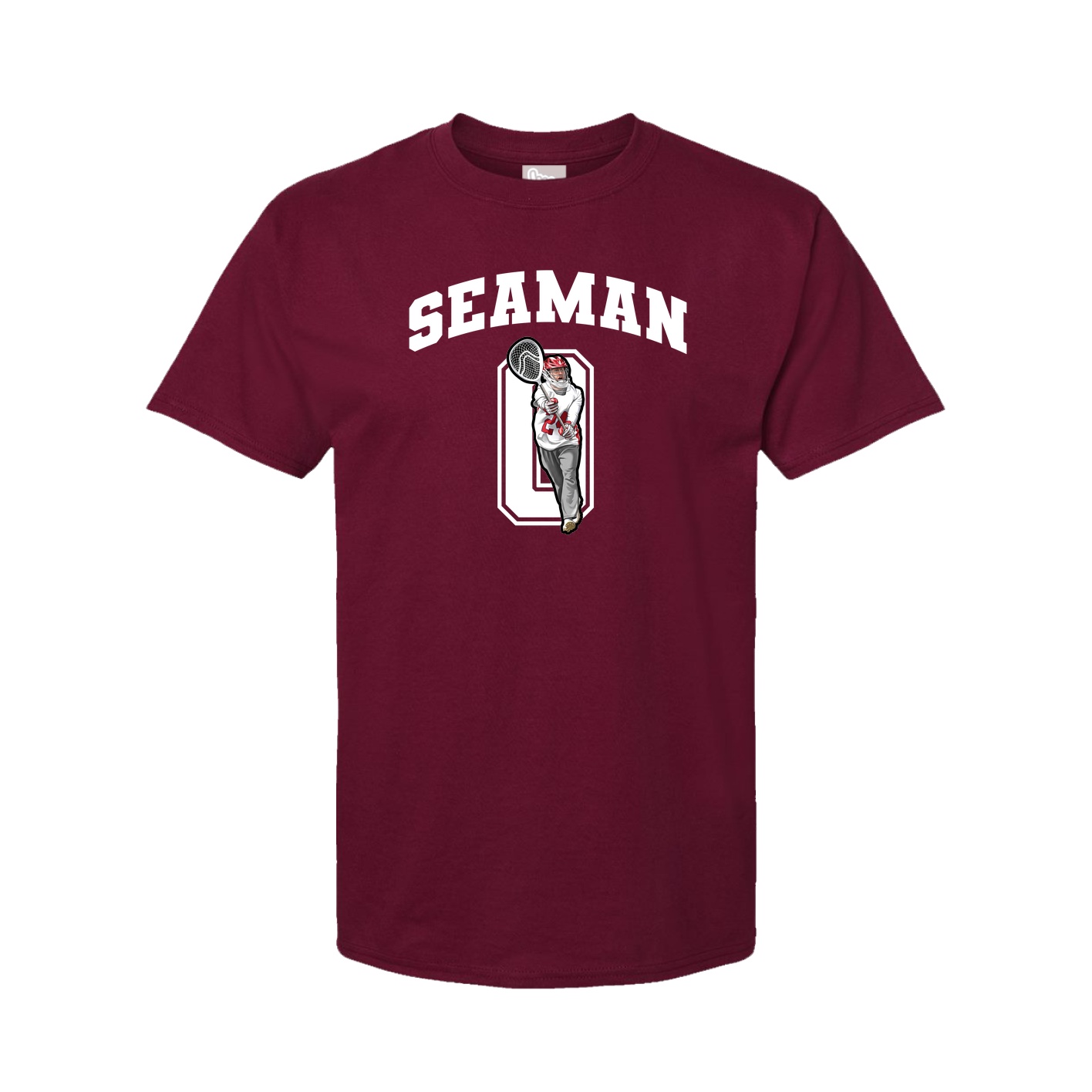 Youth Tee — Number in Cardinal