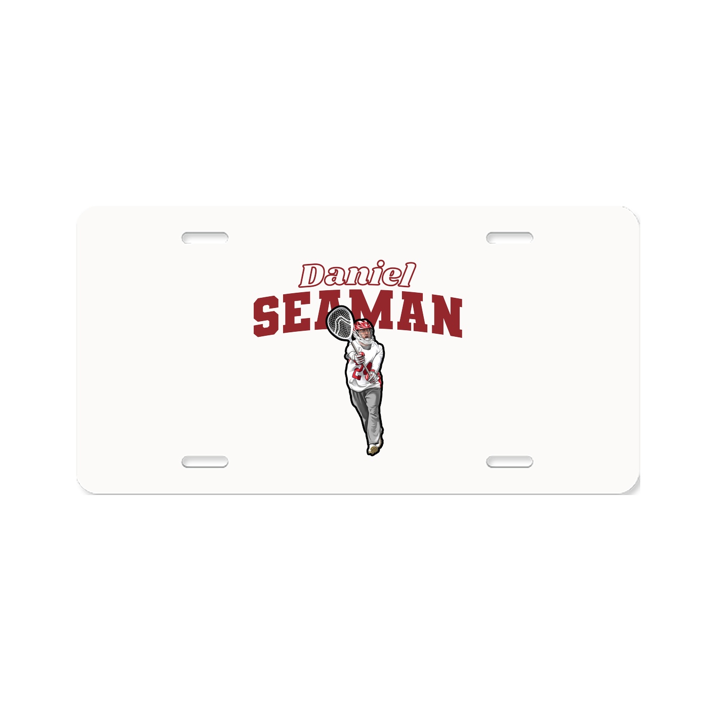 License Plate — Name Arch in Classic