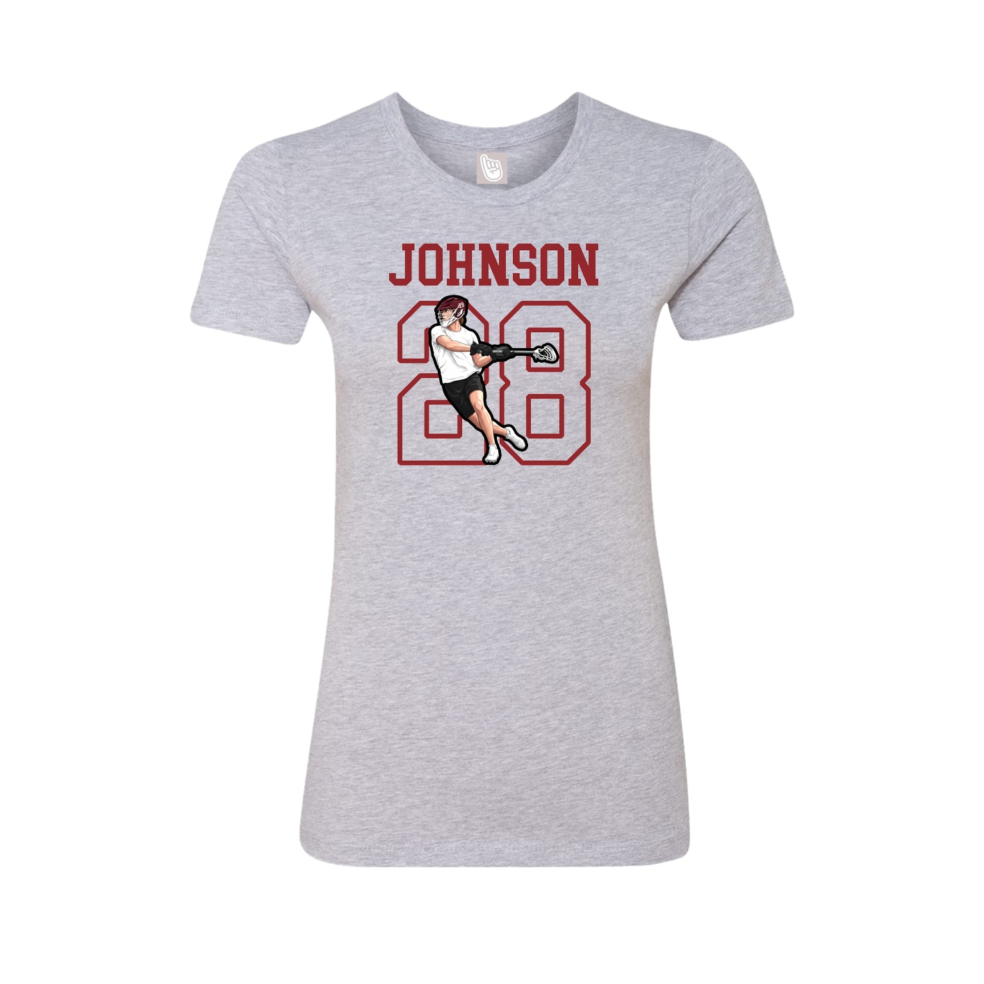 Fitted Women's Tee — Shirsey in Grey