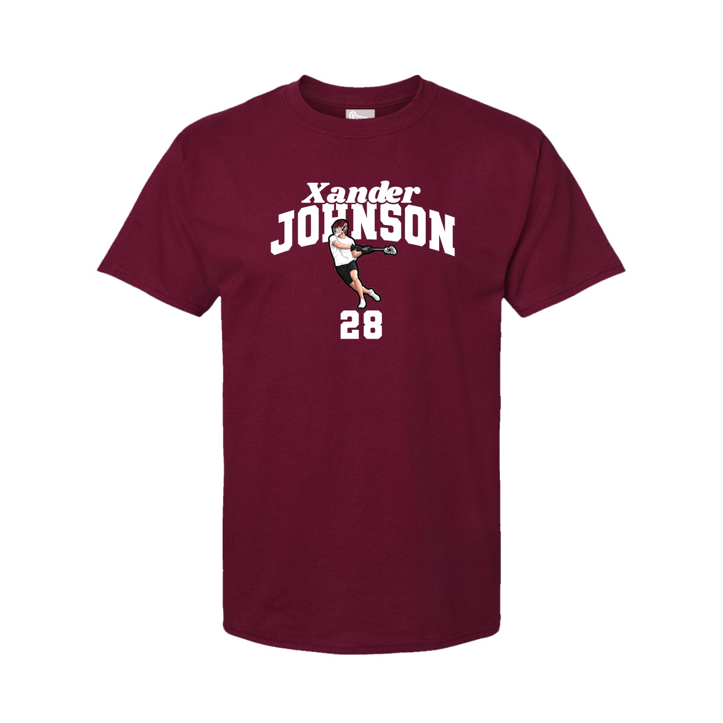 Youth Tee — Signature Arch in Cardinal