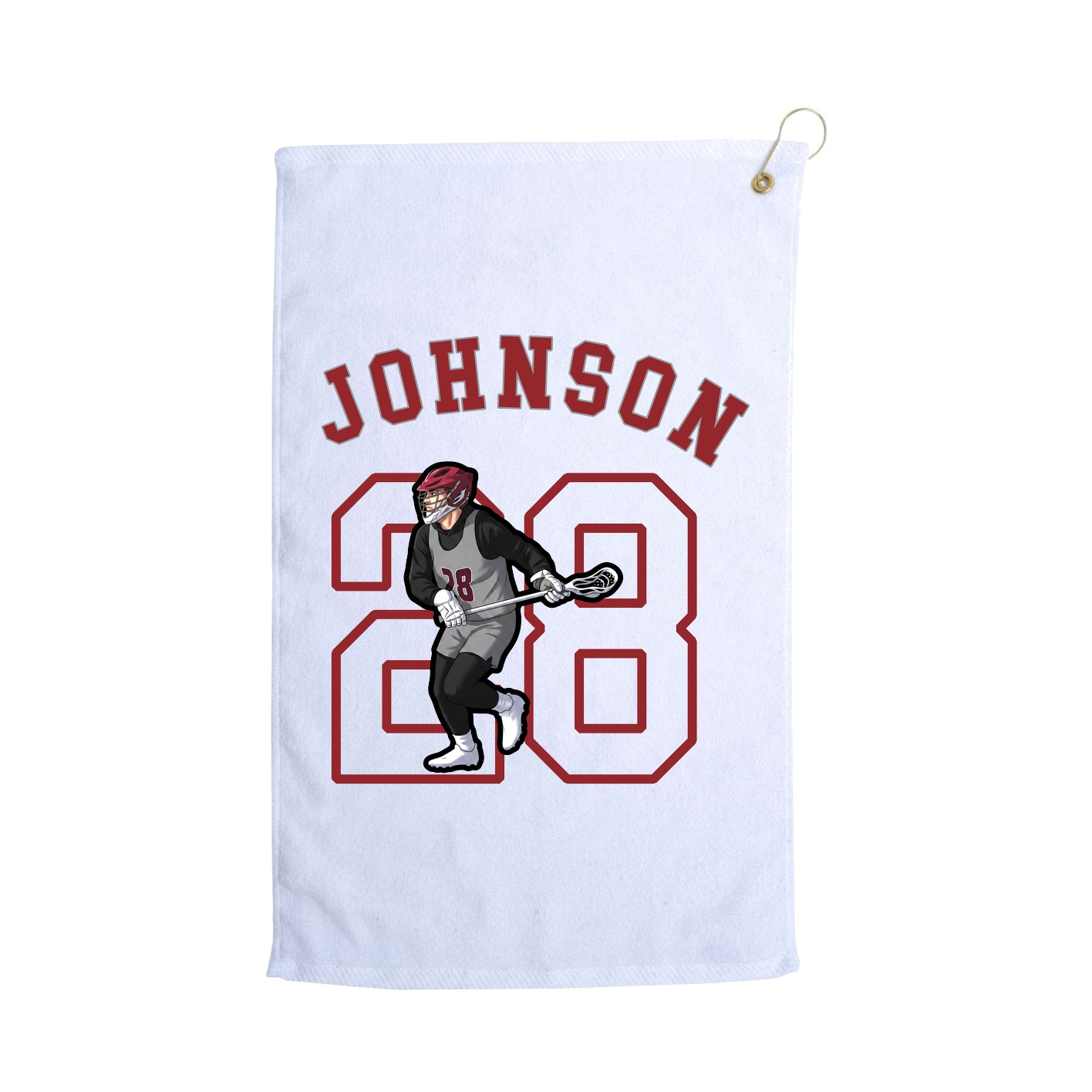 Golf Towel — Shirsey Arch in White