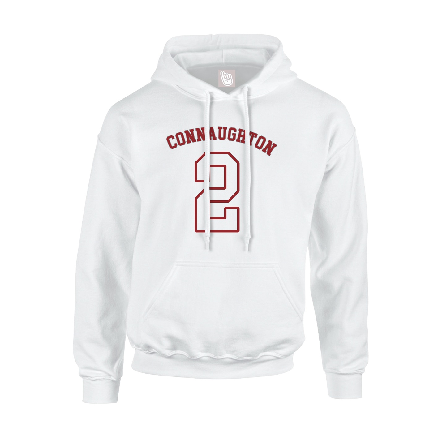 Youth Hoodie — Shirsey Arch in White