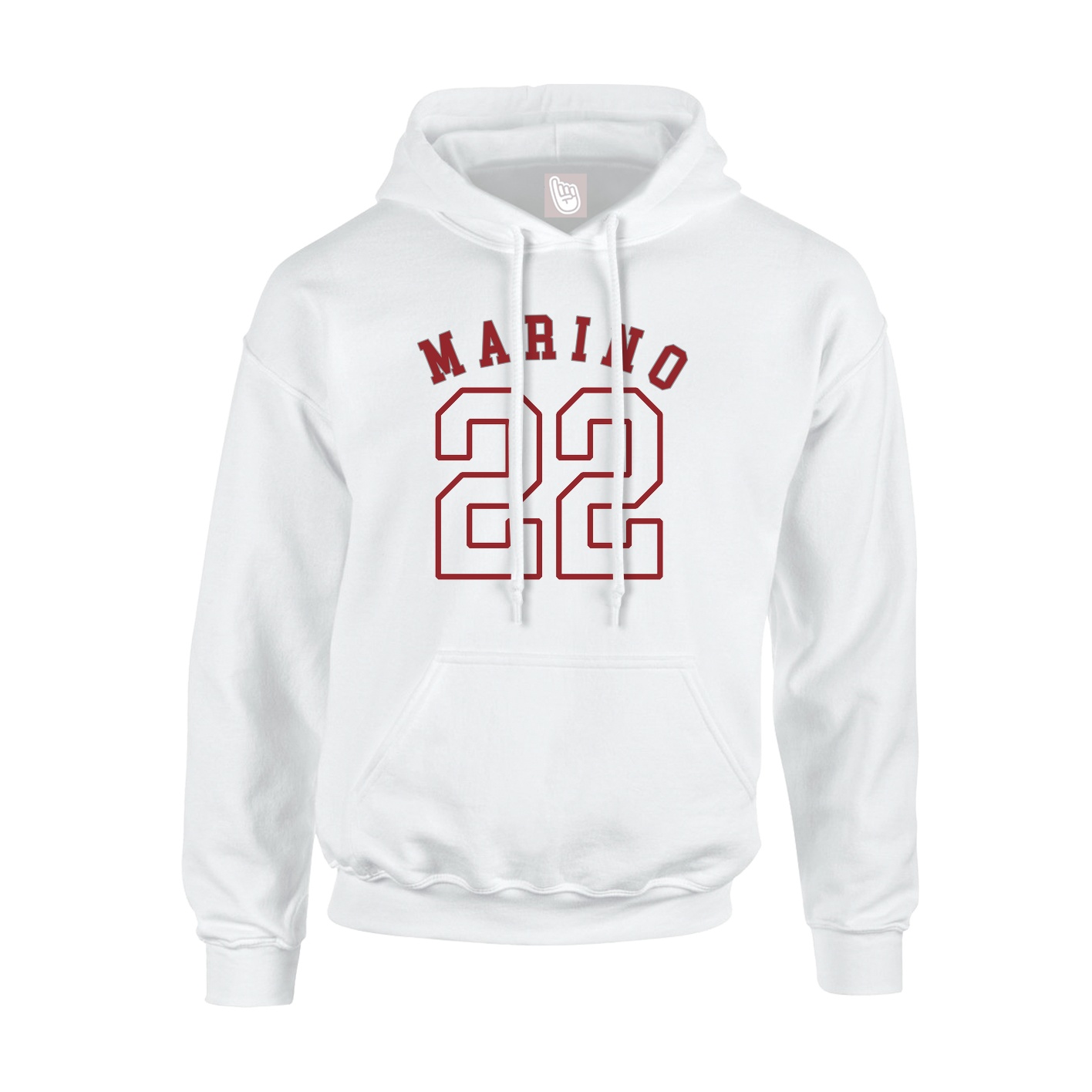 Youth Hoodie — Shirsey Arch in White