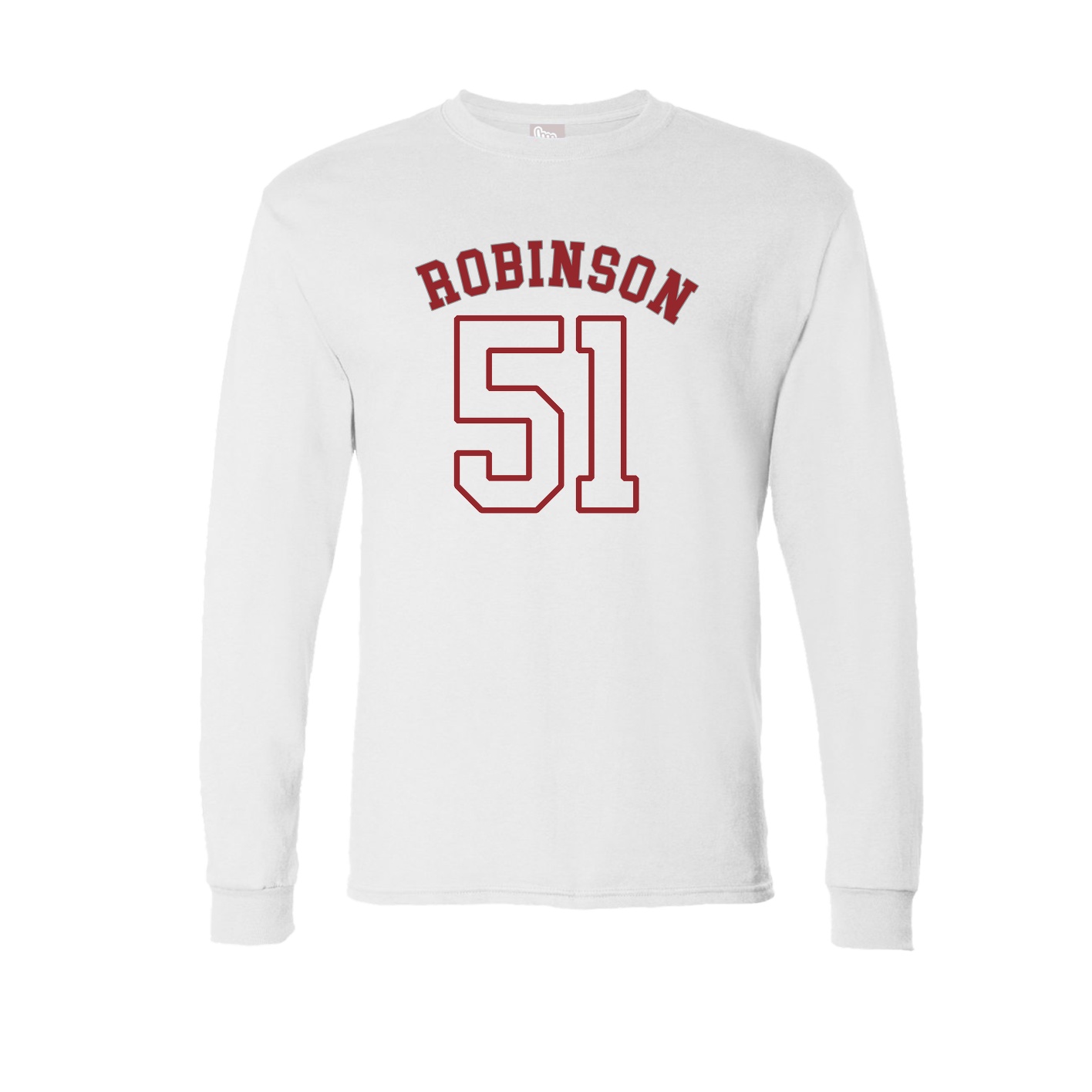 Long Sleeve Tee — Shirsey Arch in White