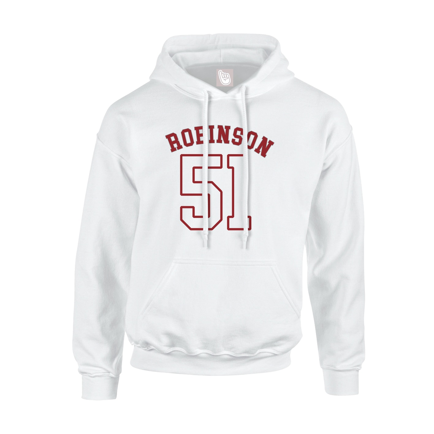 Youth Hoodie — Shirsey Arch in White