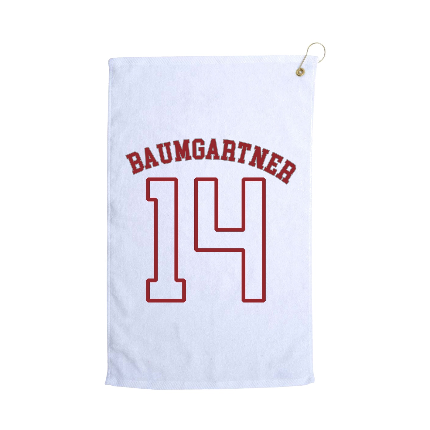 Golf Towel — Shirsey Arch in White