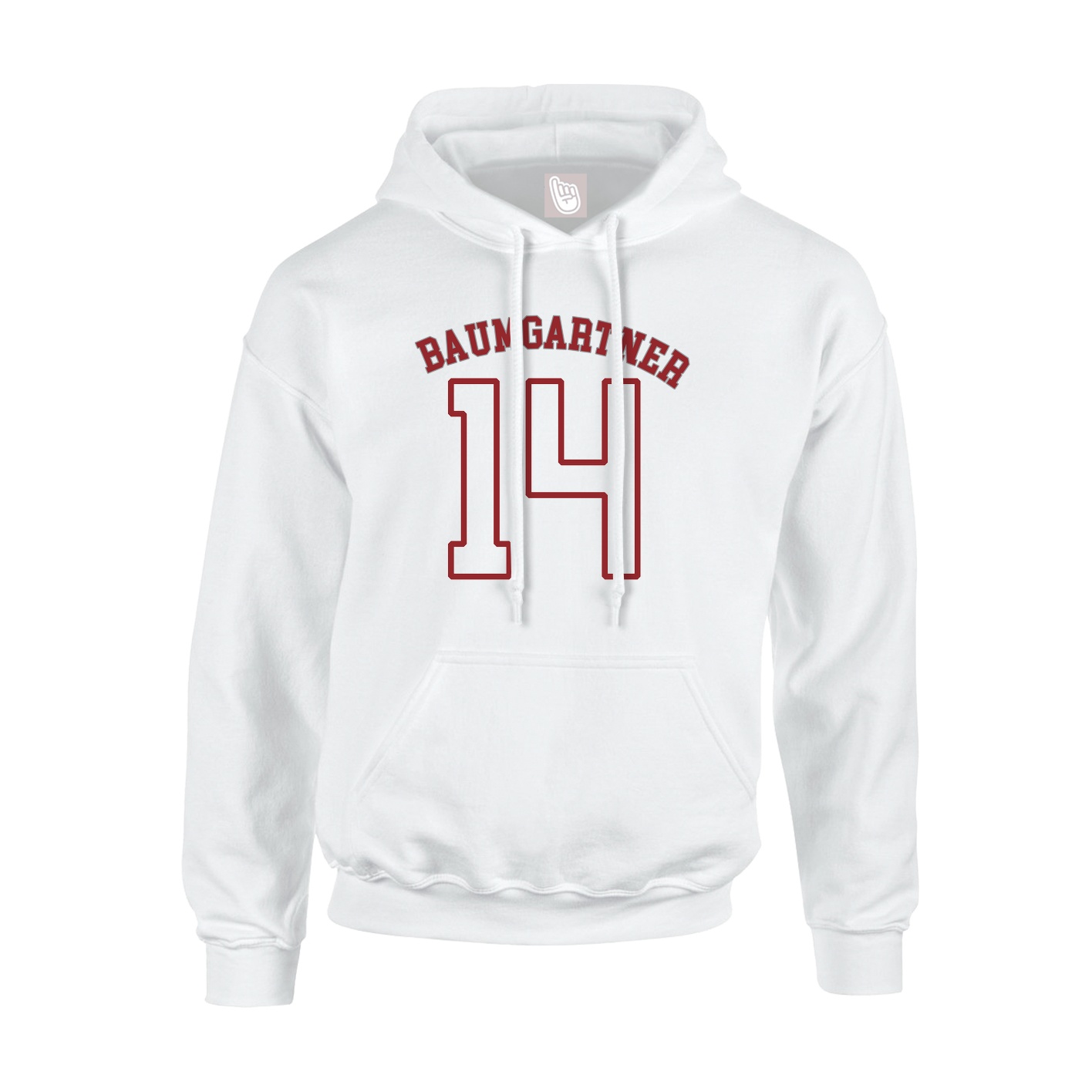 Hoodie — Shirsey Arch in White