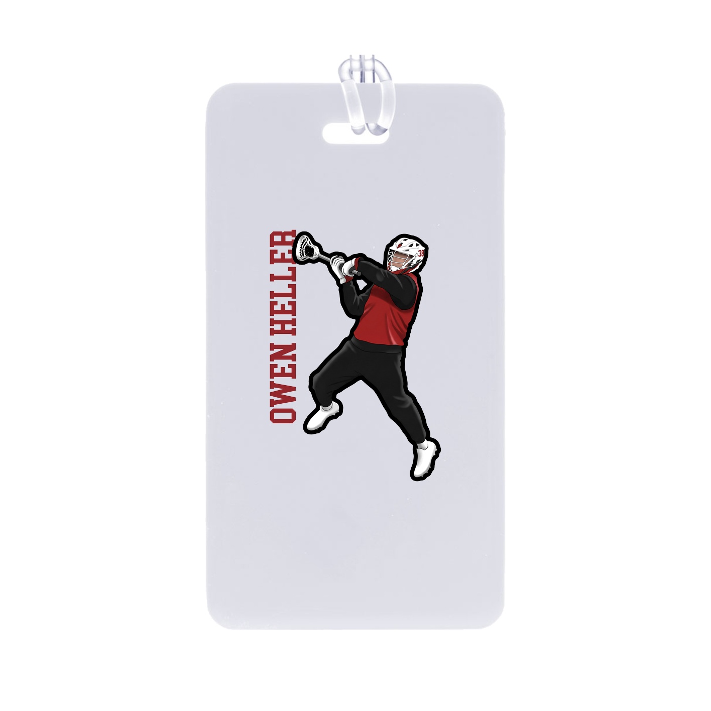 Bag Tag — Name Vertical in Classic
