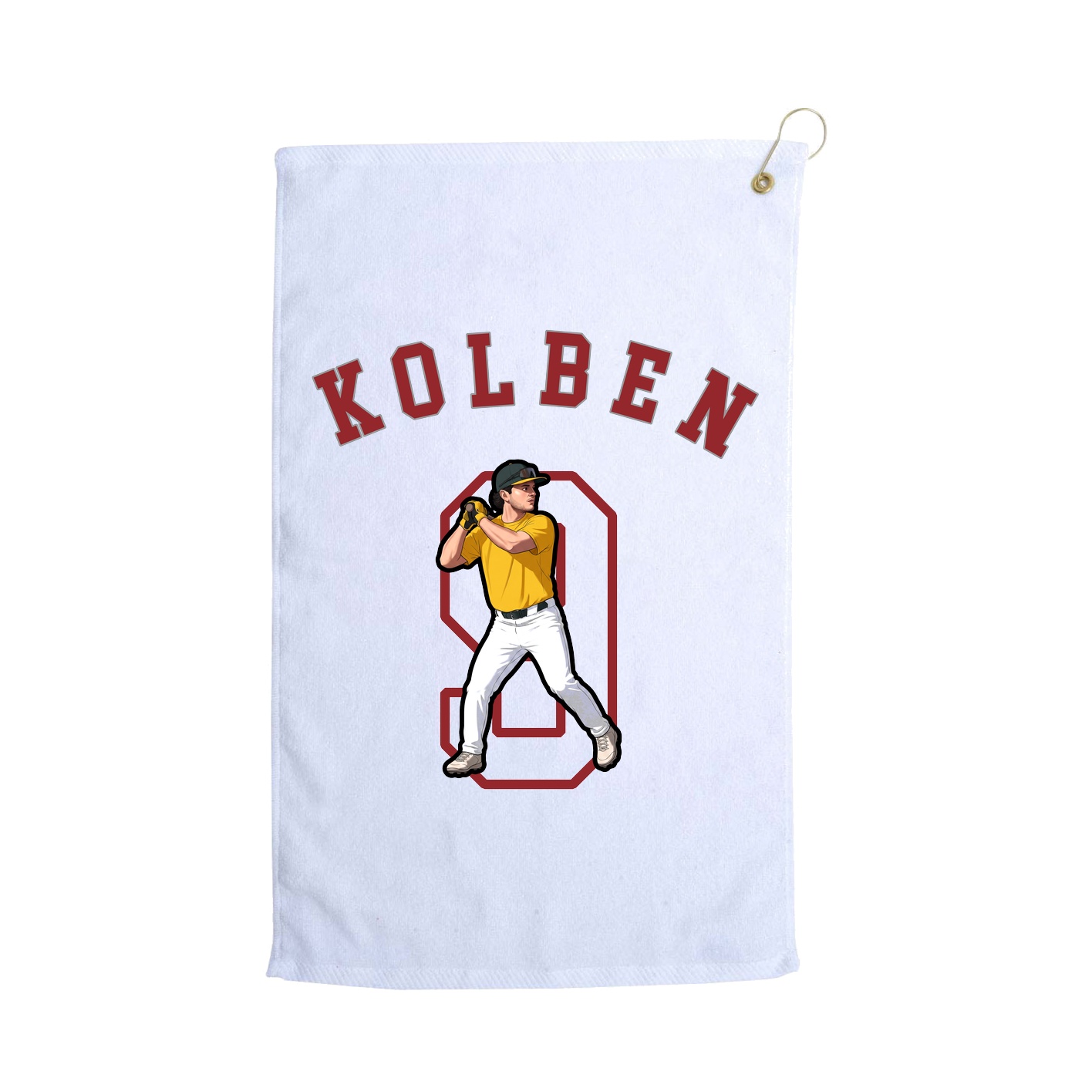 Golf Towel — Shirsey Arch in White