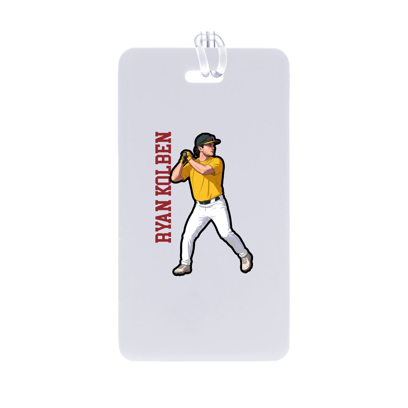 Bag Tag — Name Vertical in Classic