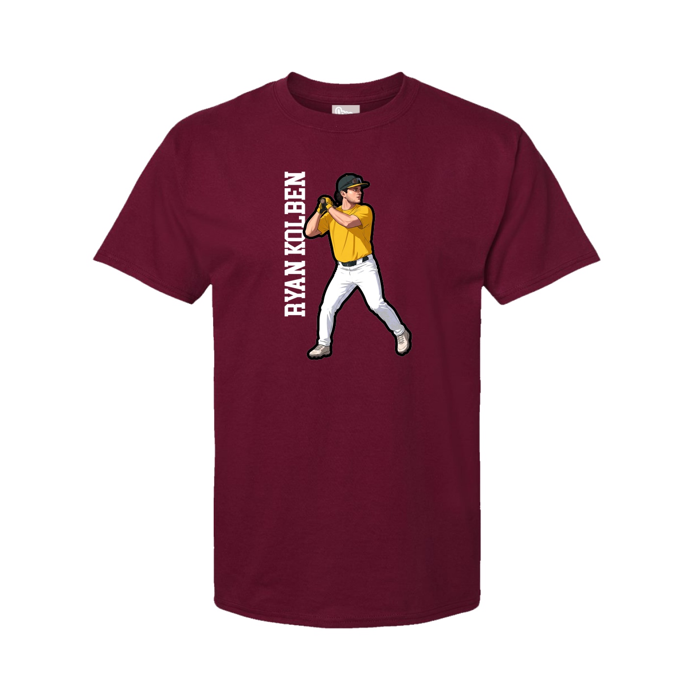 Tee — Name Vertical in Cardinal