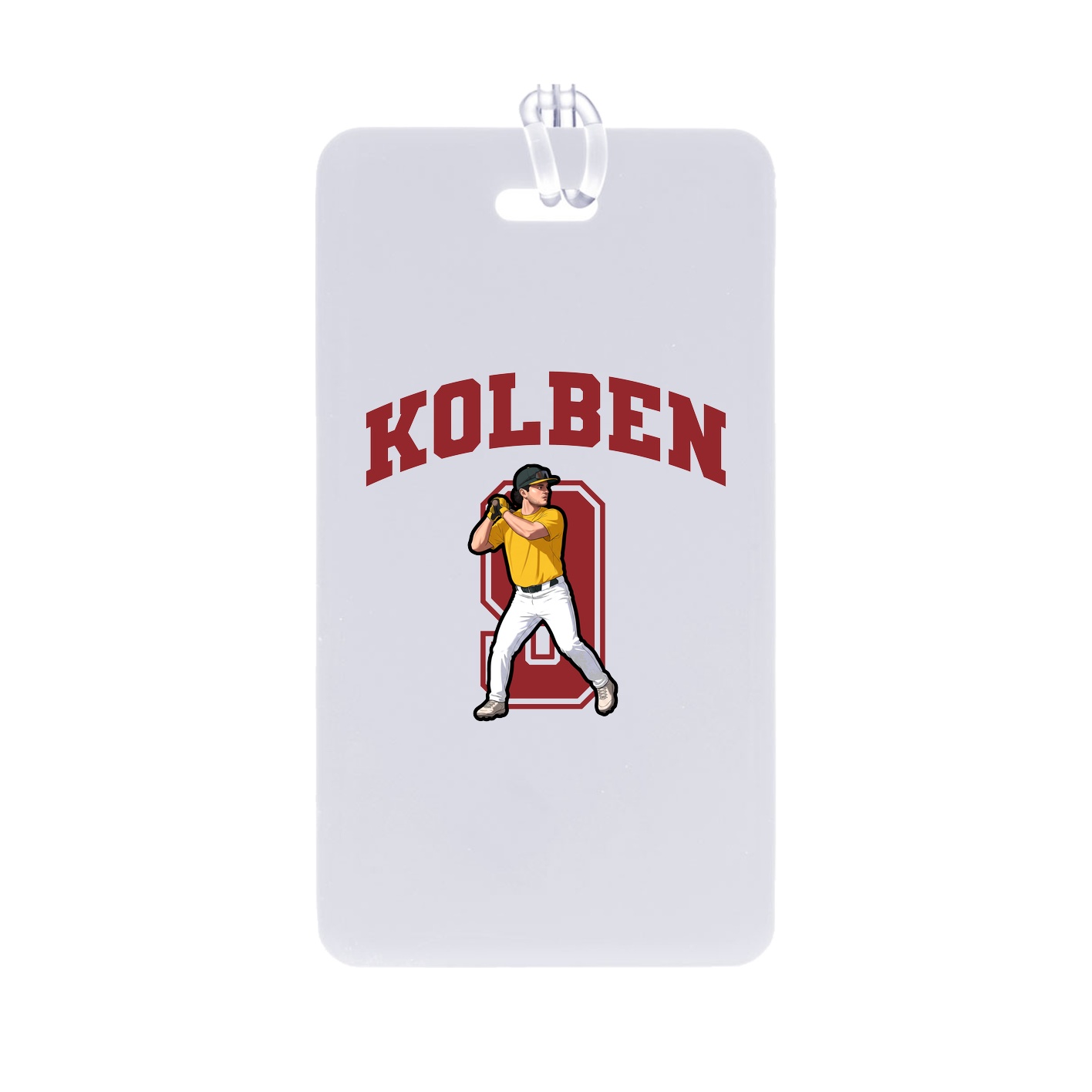 Bag Tag — Number in Classic