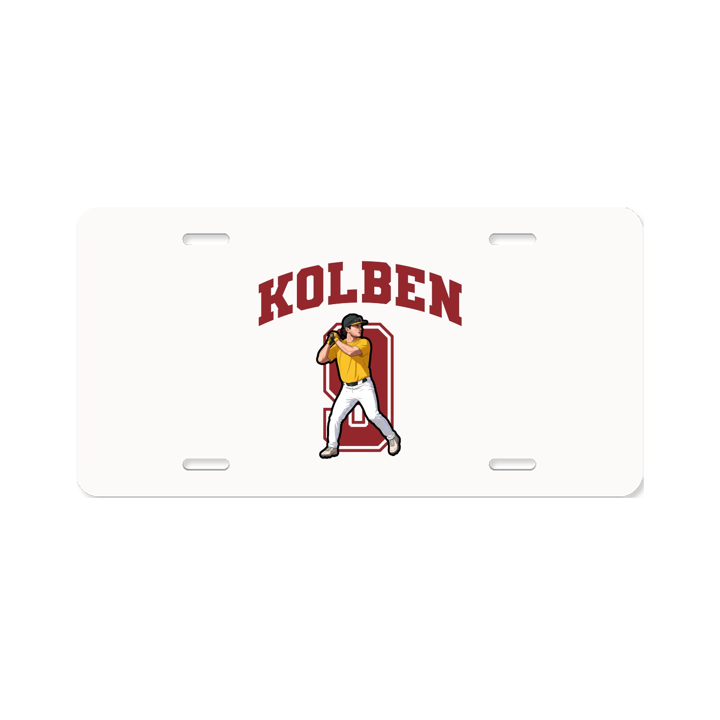 License Plate — Number in Classic