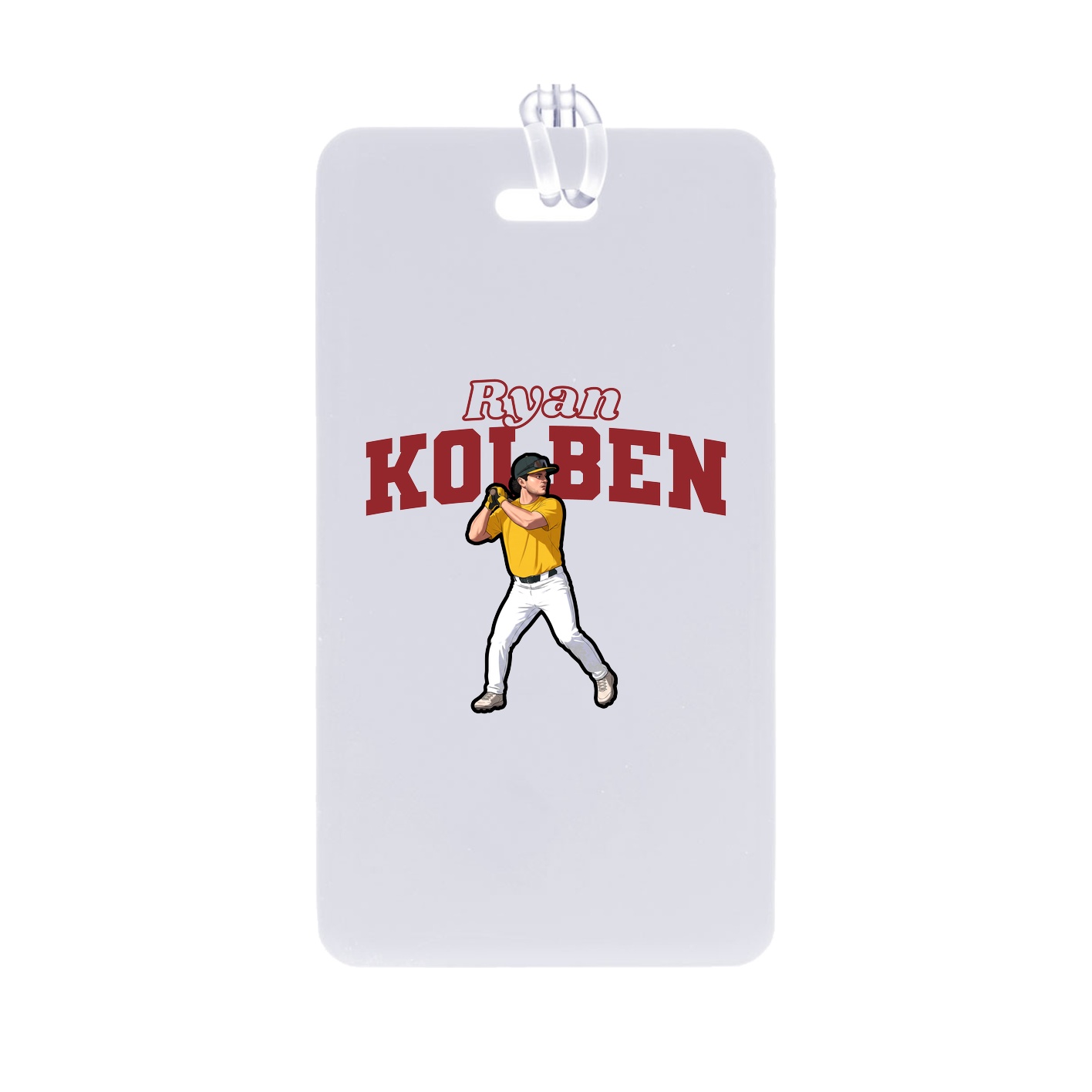 Bag Tag — Name Arch in Classic