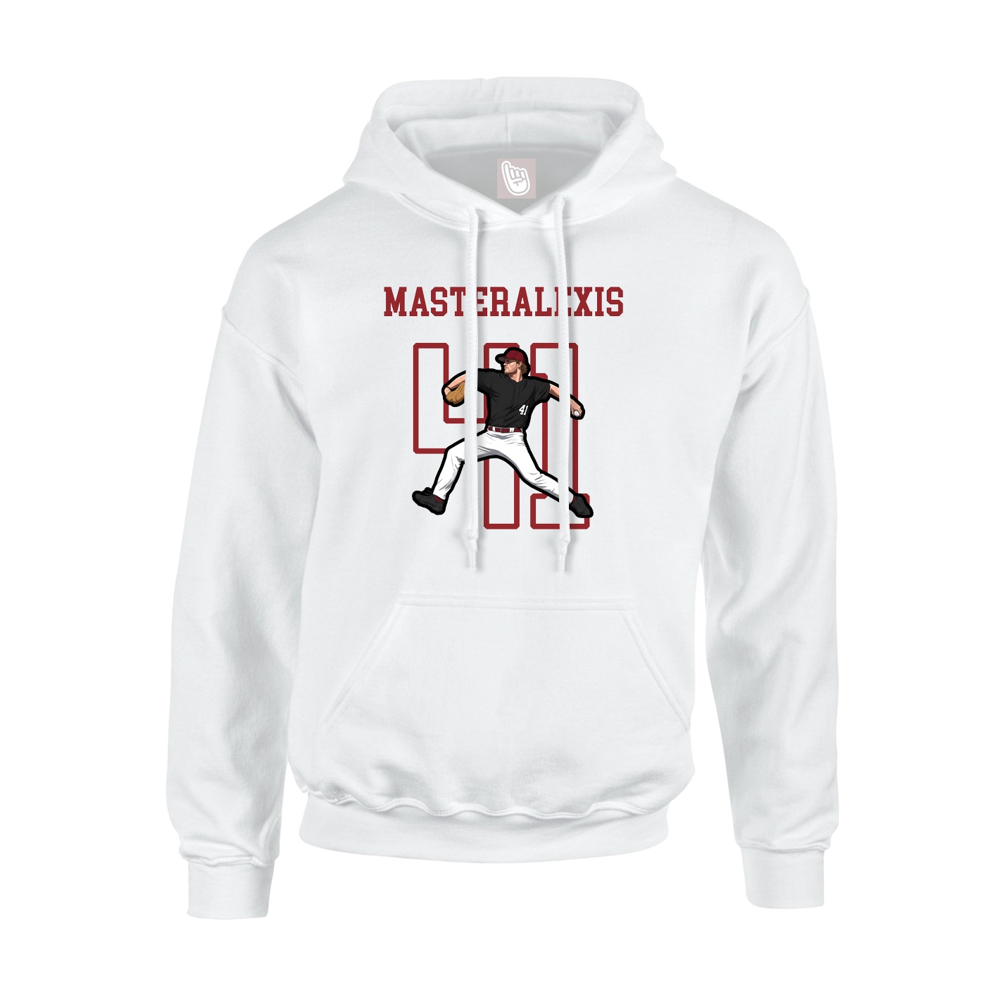 Hoodie — Shirsey in White