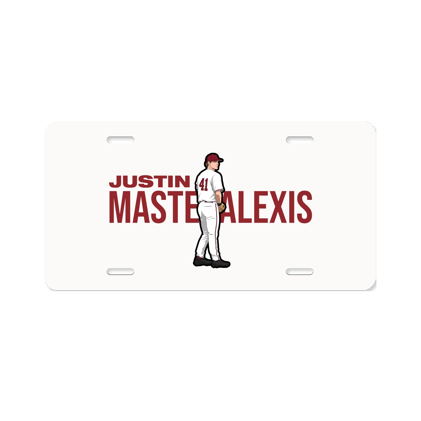 License Plate — Player Name in Classic