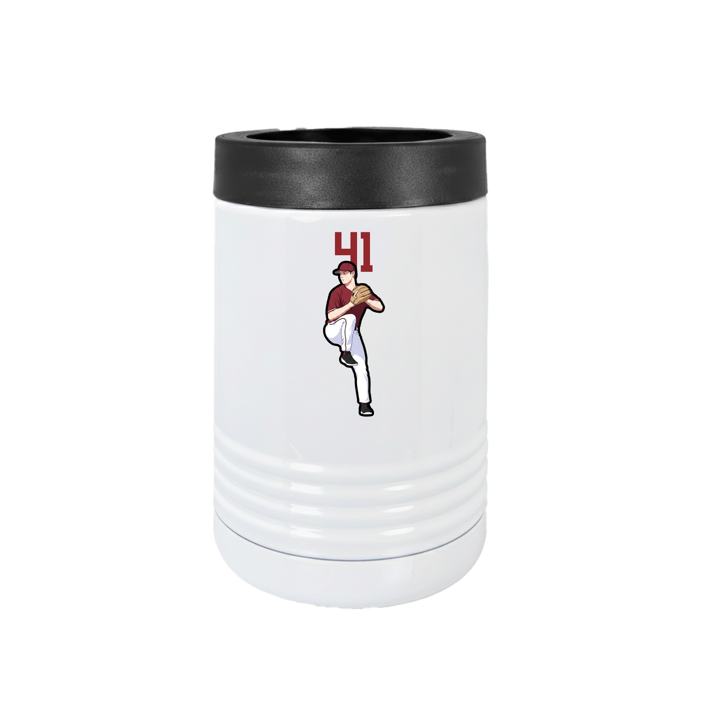 Beverage Holder — Number Top in White