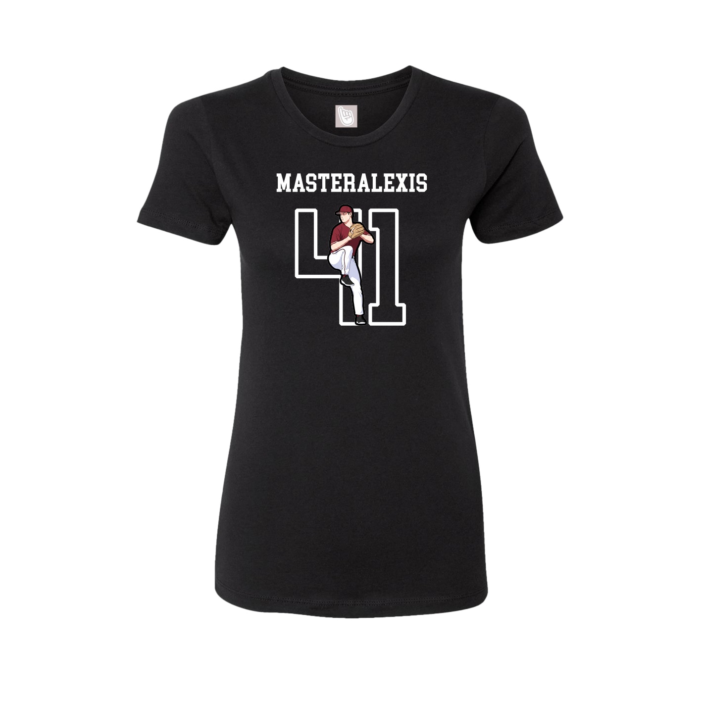Fitted Women's Tee — Shirsey in Black