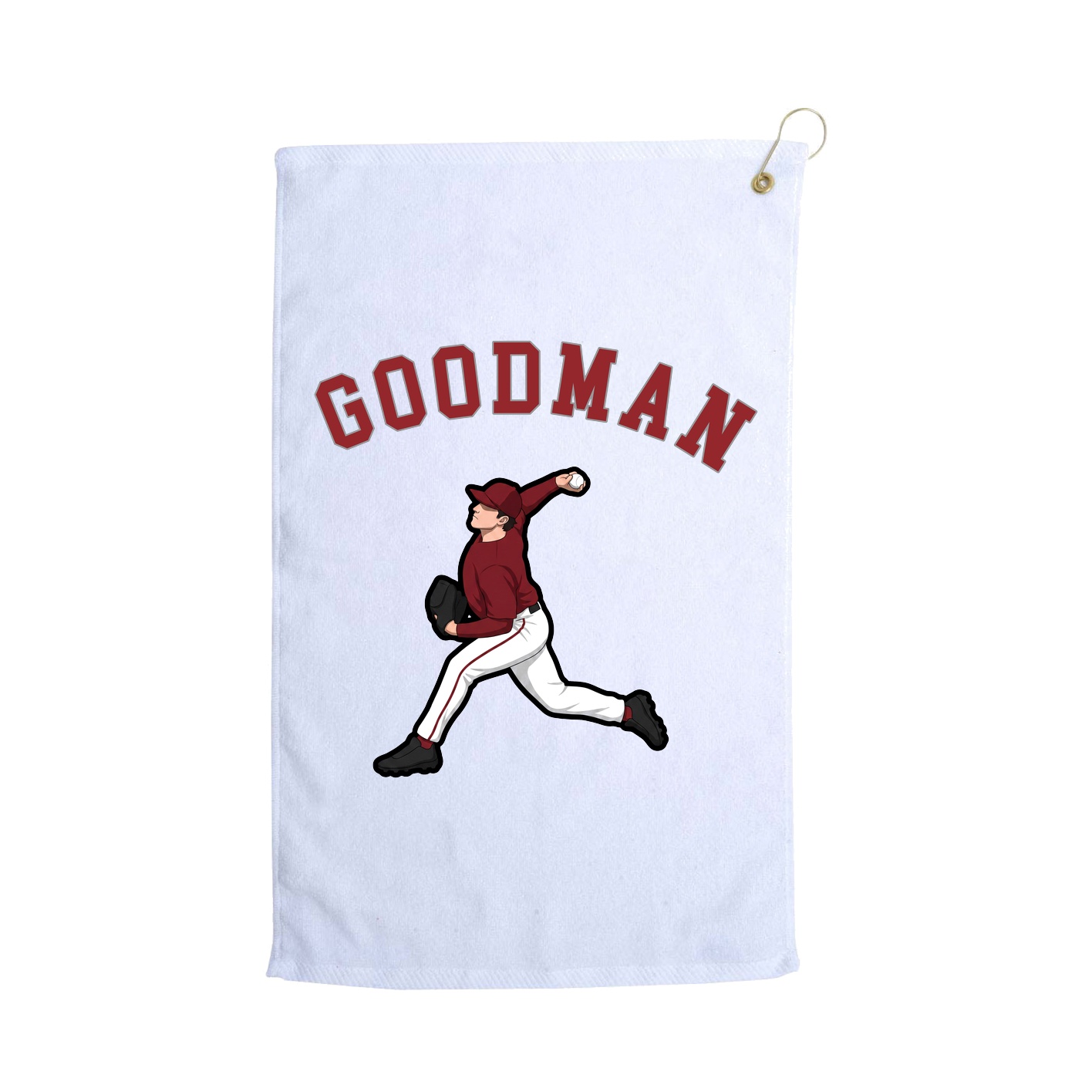 Golf Towel — Shirsey Arch in White