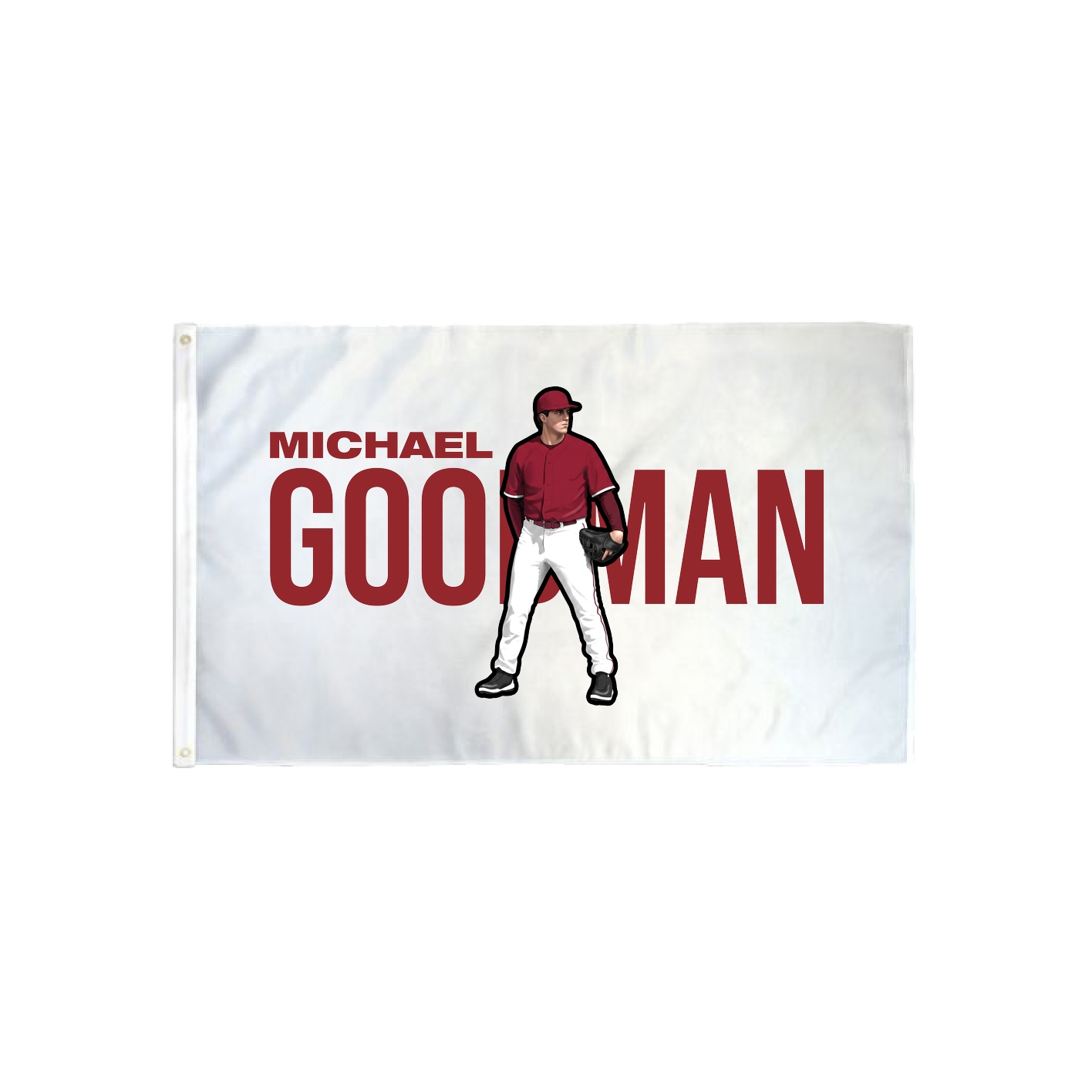3x5 Flag — Player Name in Classic