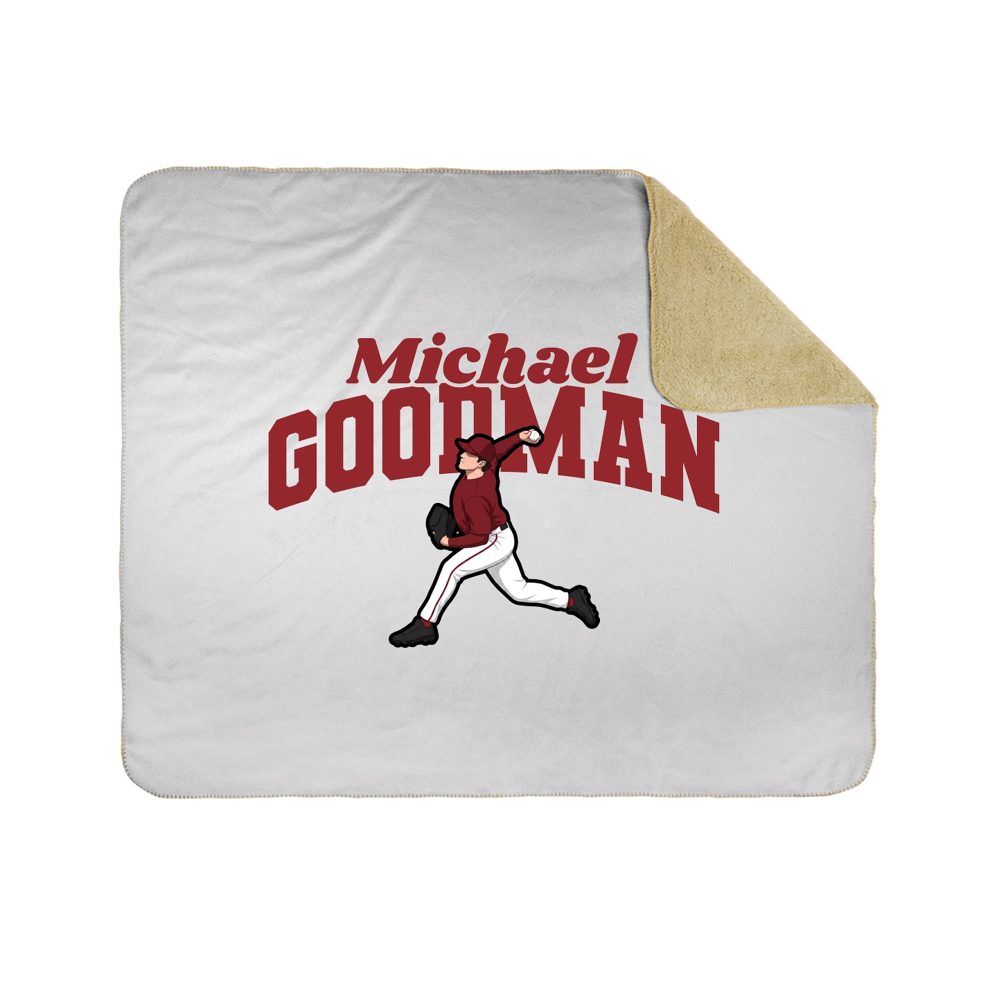 Throw Blanket — Signature Arch in White