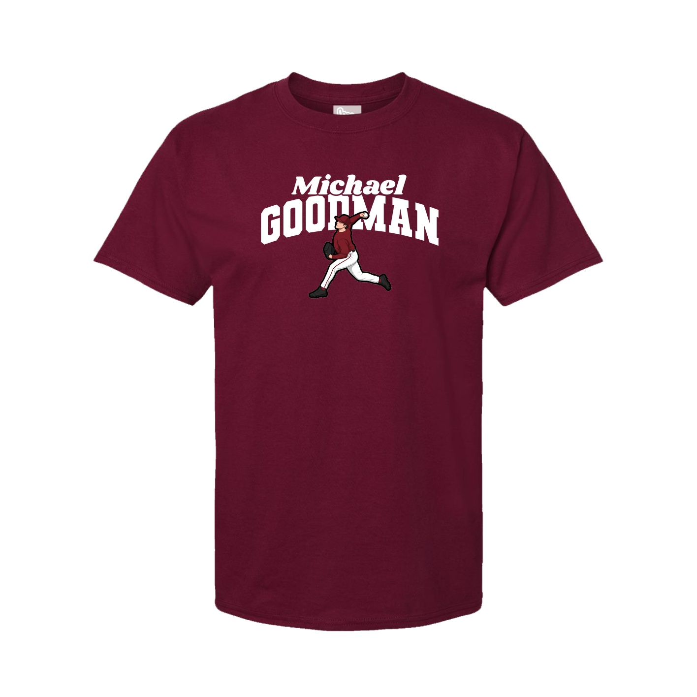 Youth Tee — Signature Arch in Cardinal