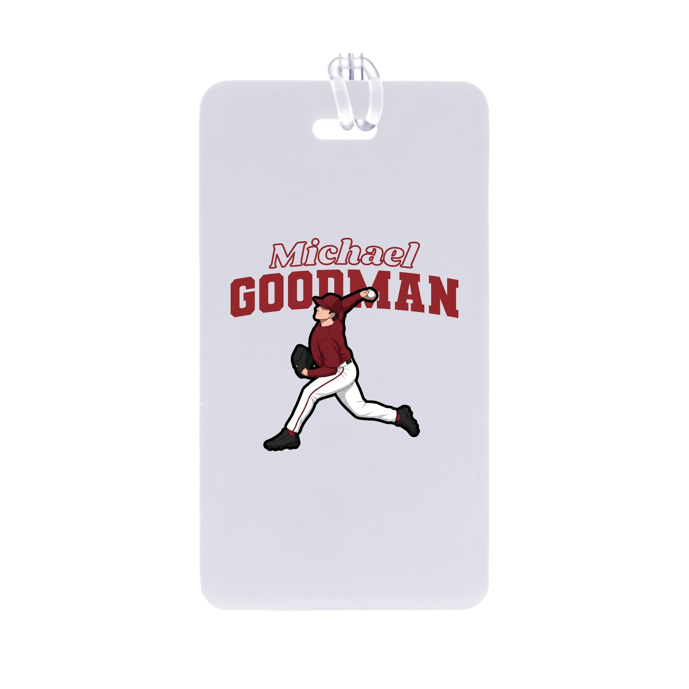 Bag Tag — Name Arch in Classic