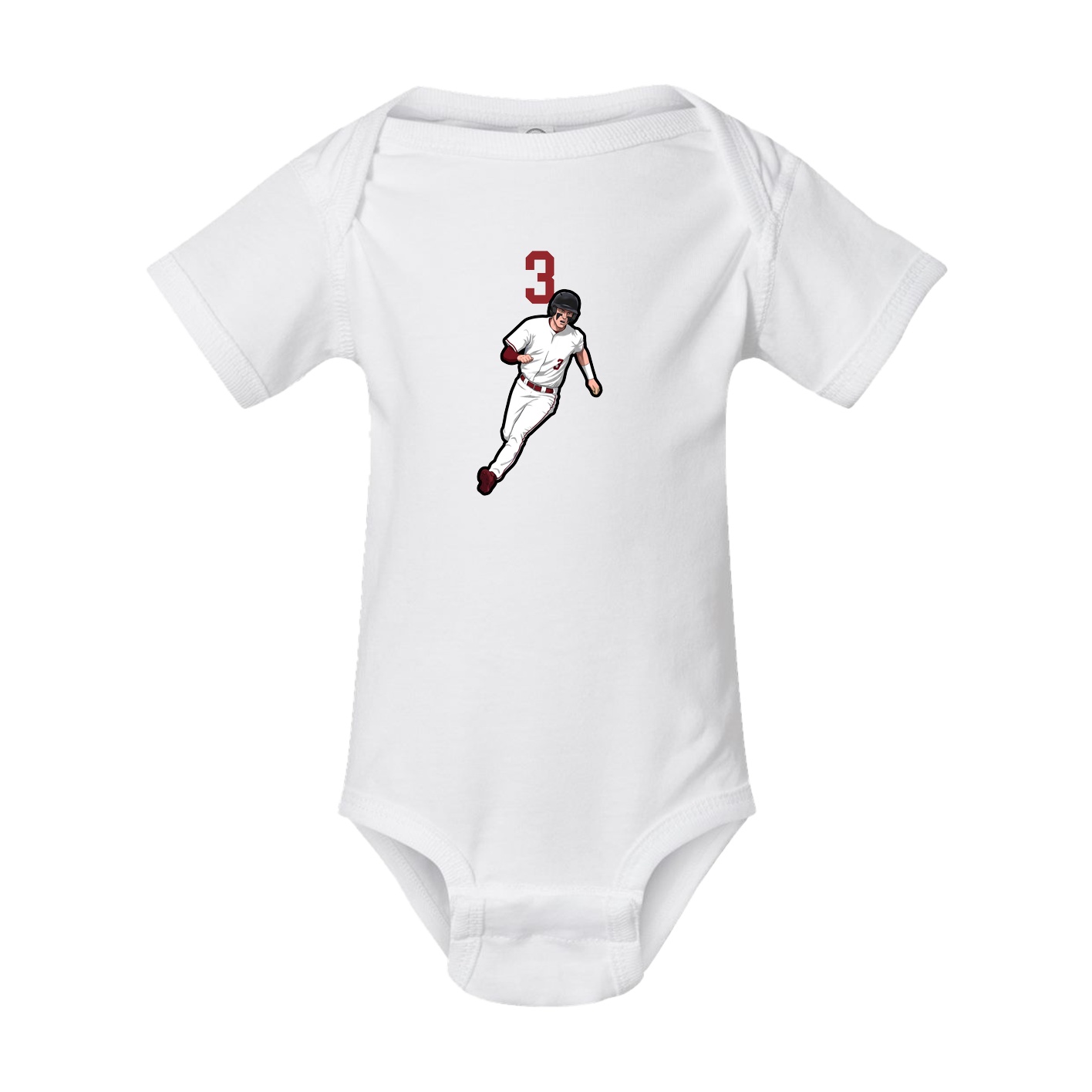 Baby Onesie — Number Top in White