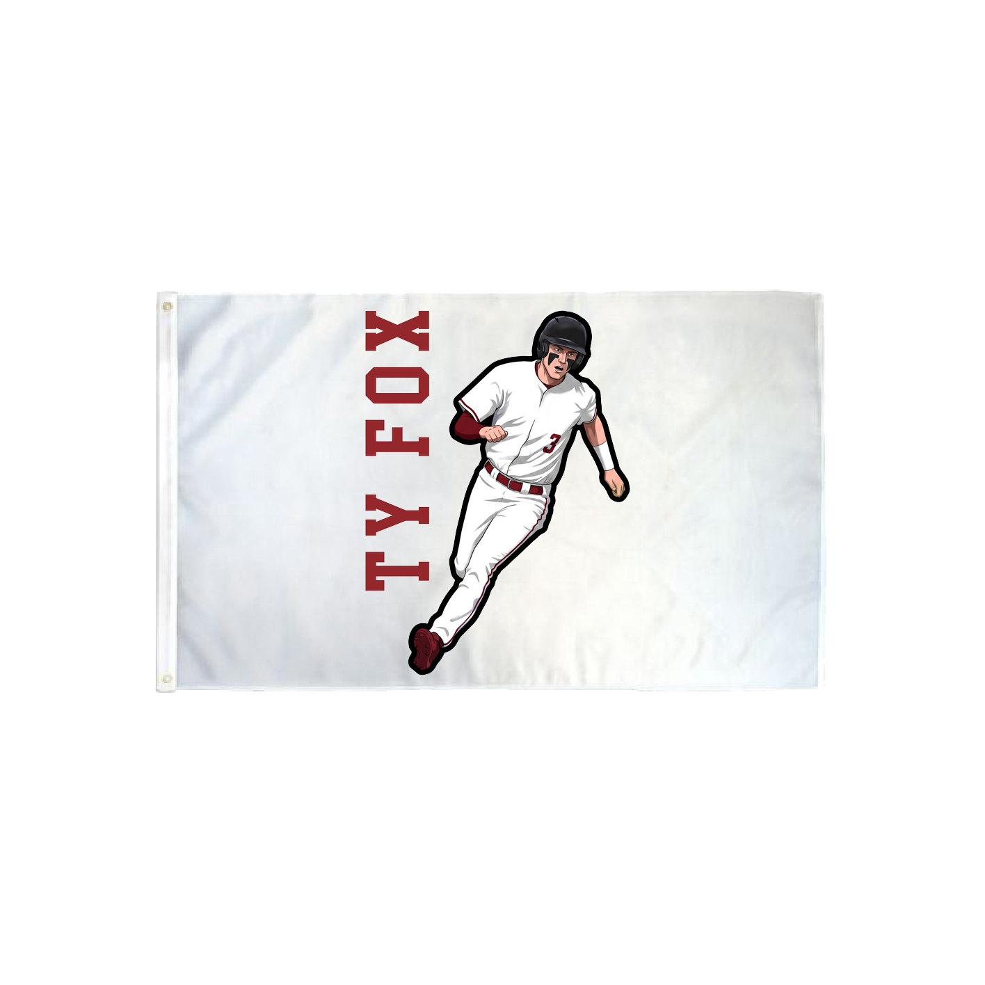 3x5 Flag — Name Vertical in Classic