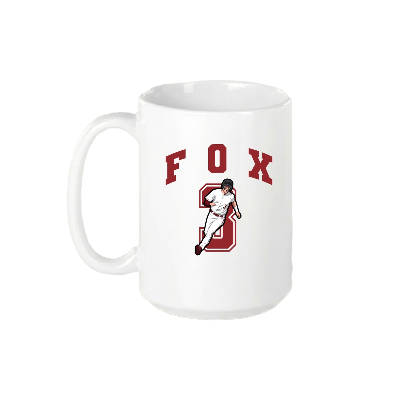 15oz Coffee Mug — Number in White