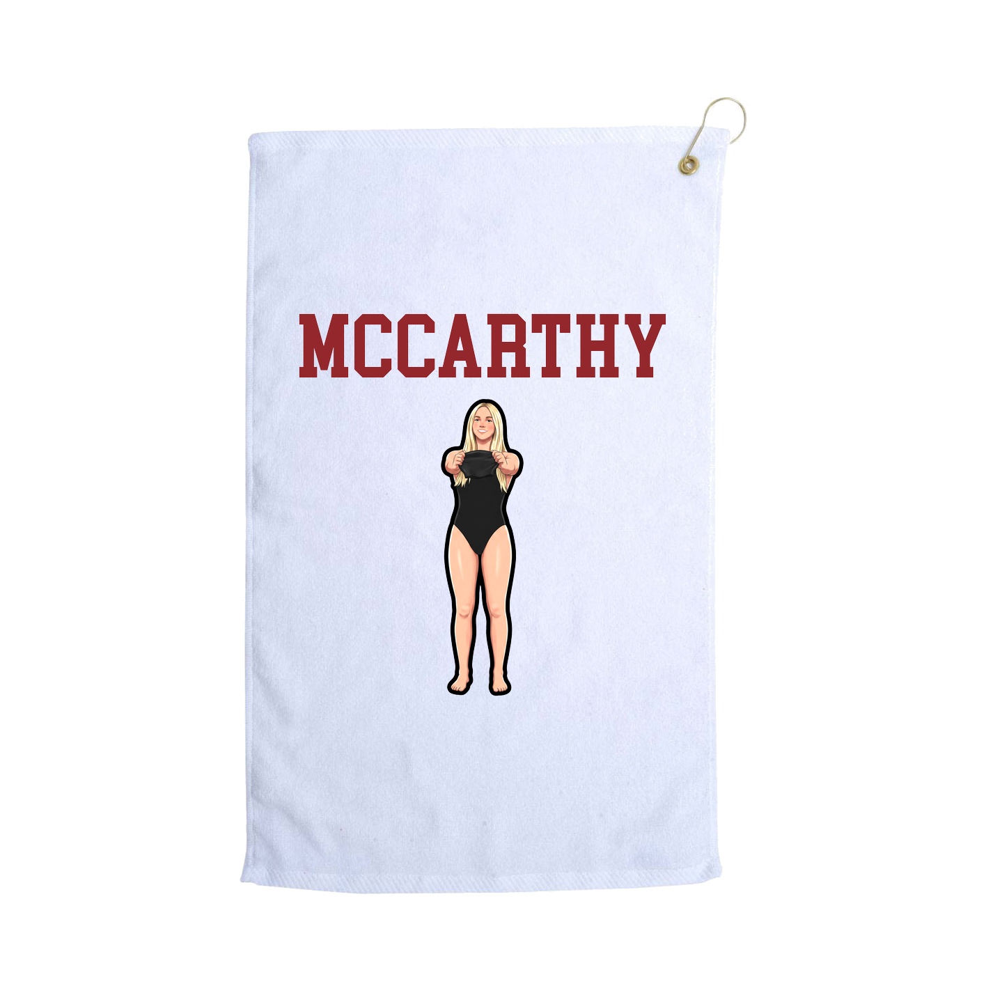 Golf Towel — Shirsey in White