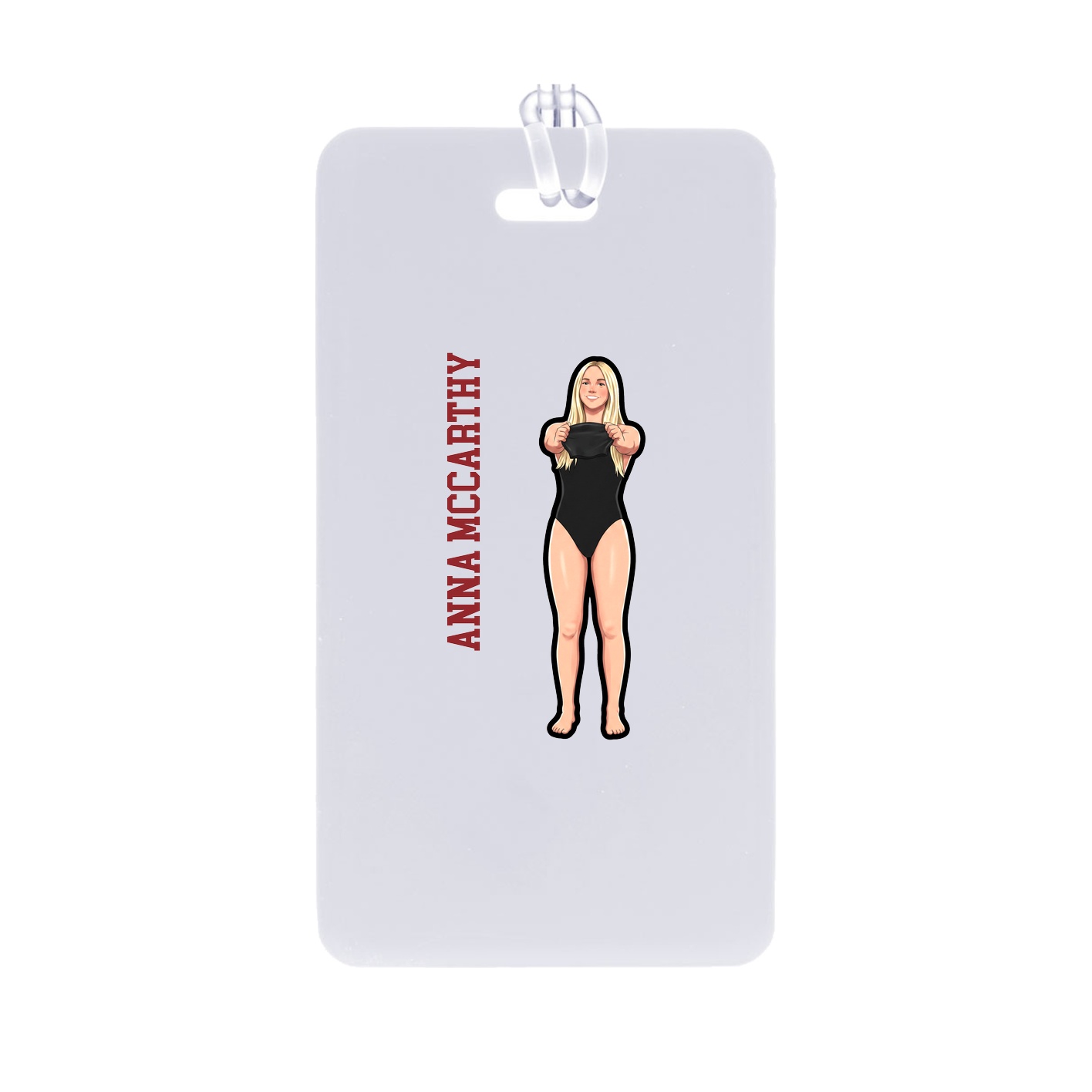 Bag Tag — Name Vertical in Classic