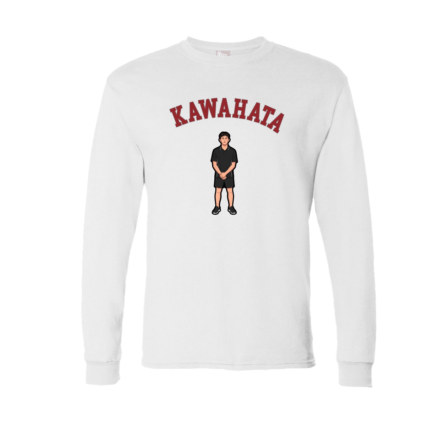 Long Sleeve Tee — Shirsey Arch in White