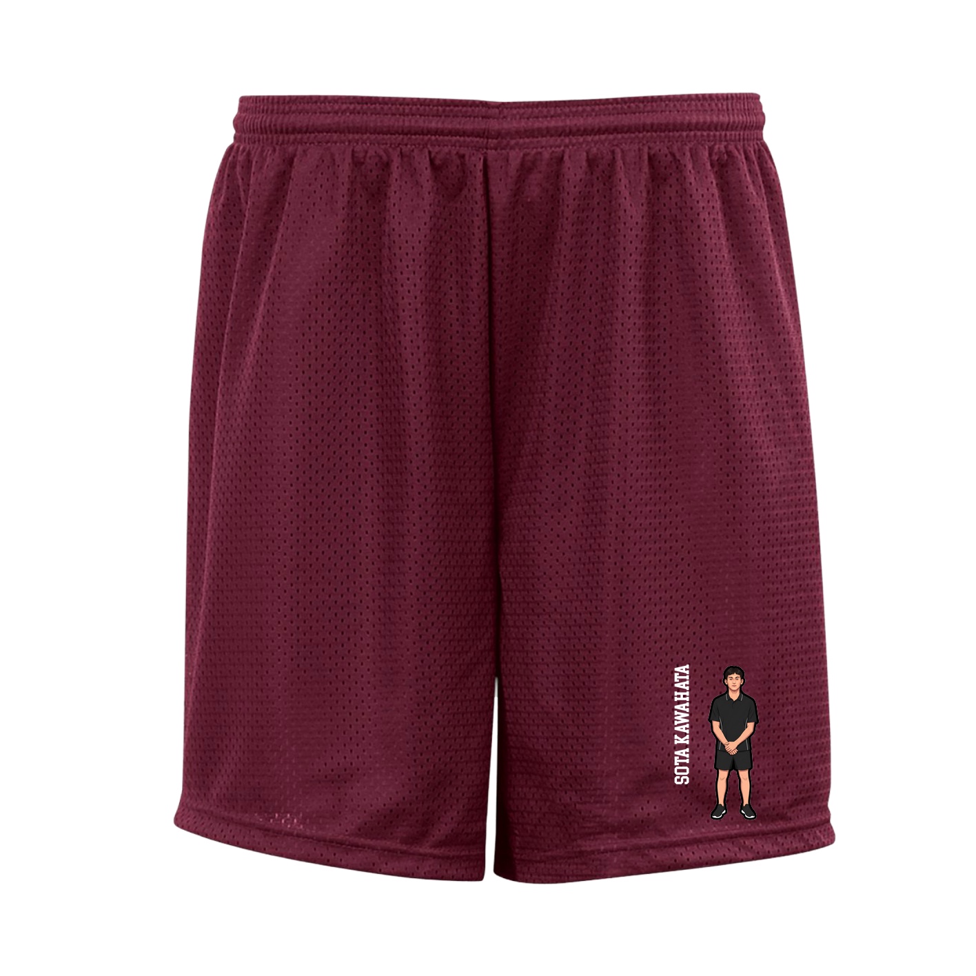 Shorts — Name Vertical in Cardinal