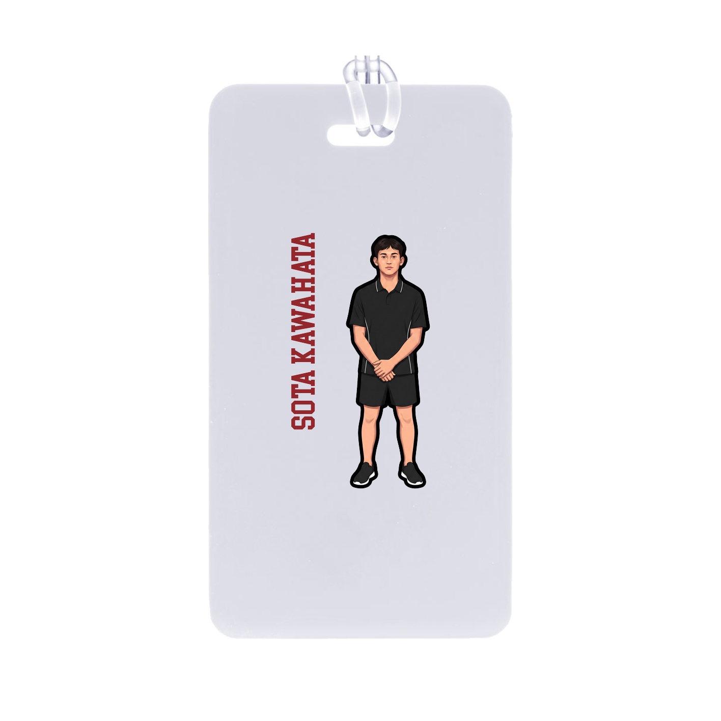 Bag Tag — Name Vertical in Classic