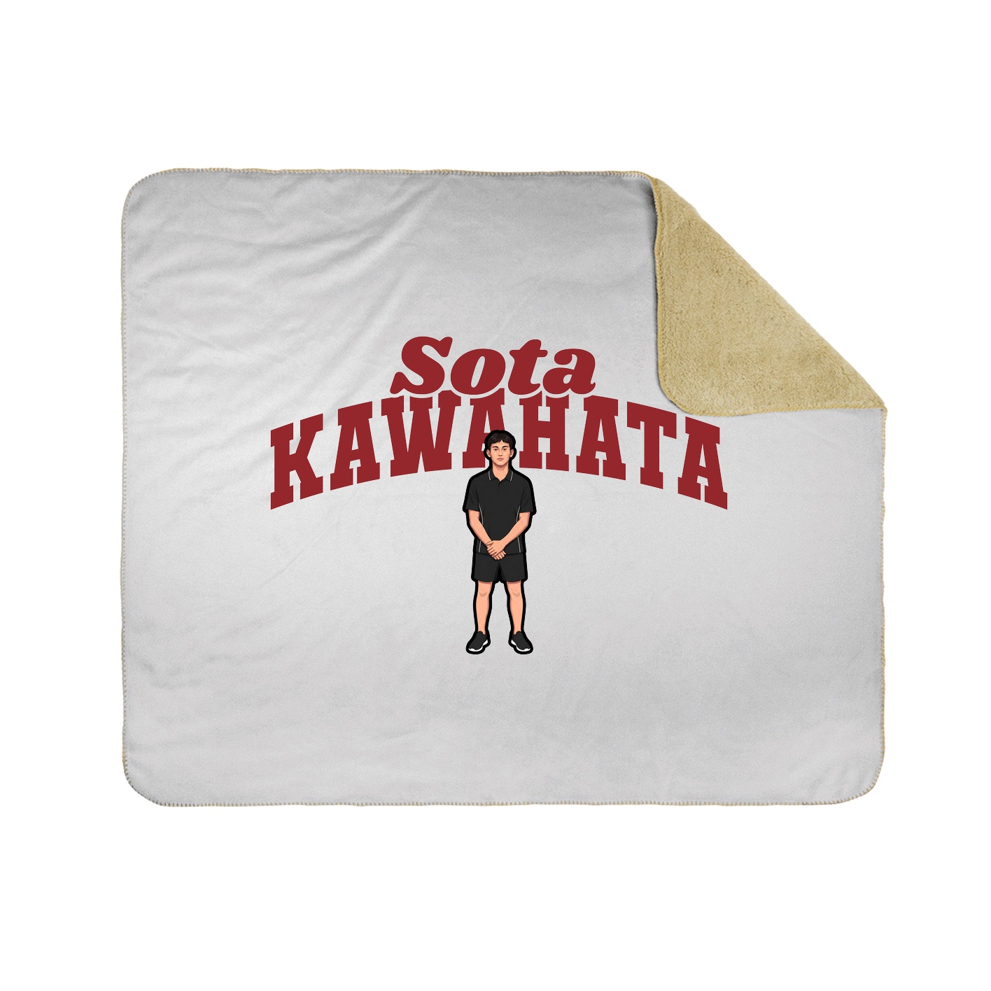 Throw Blanket — Signature Arch in White