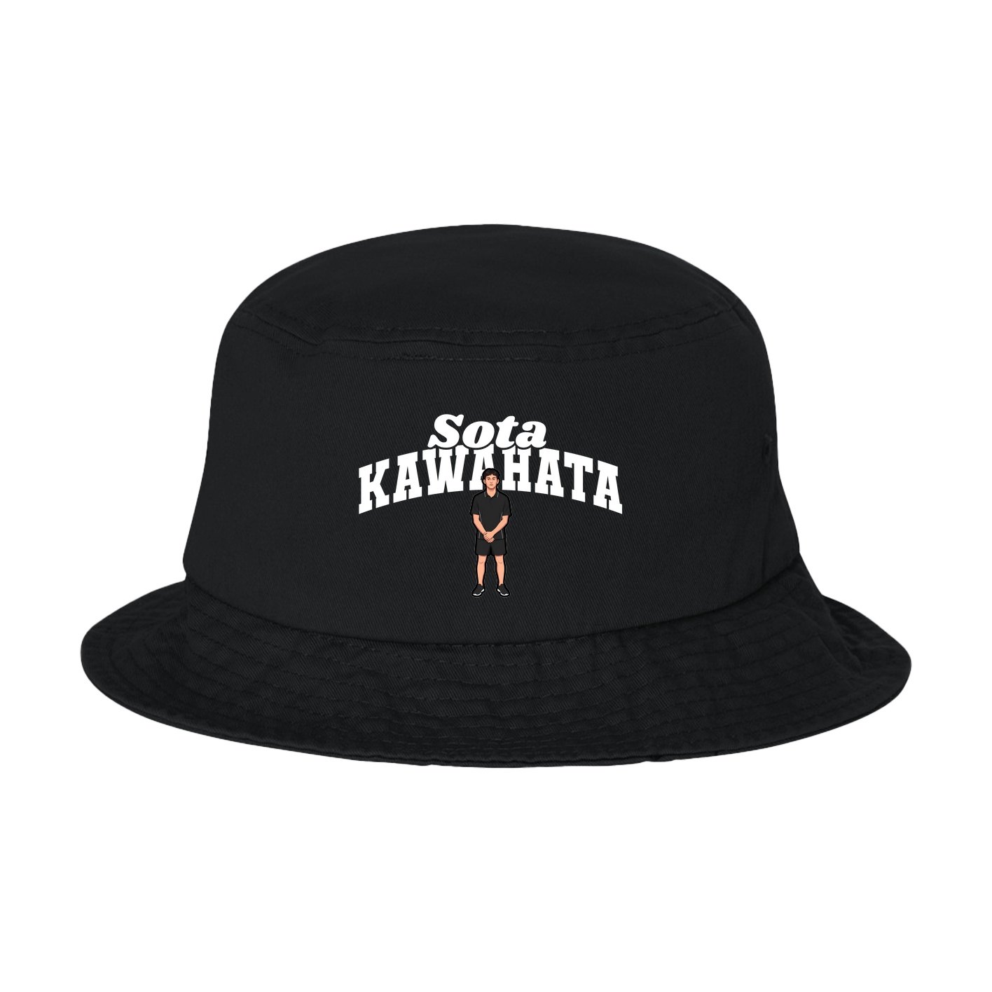 Bucket Cap — Signature Arch in Black