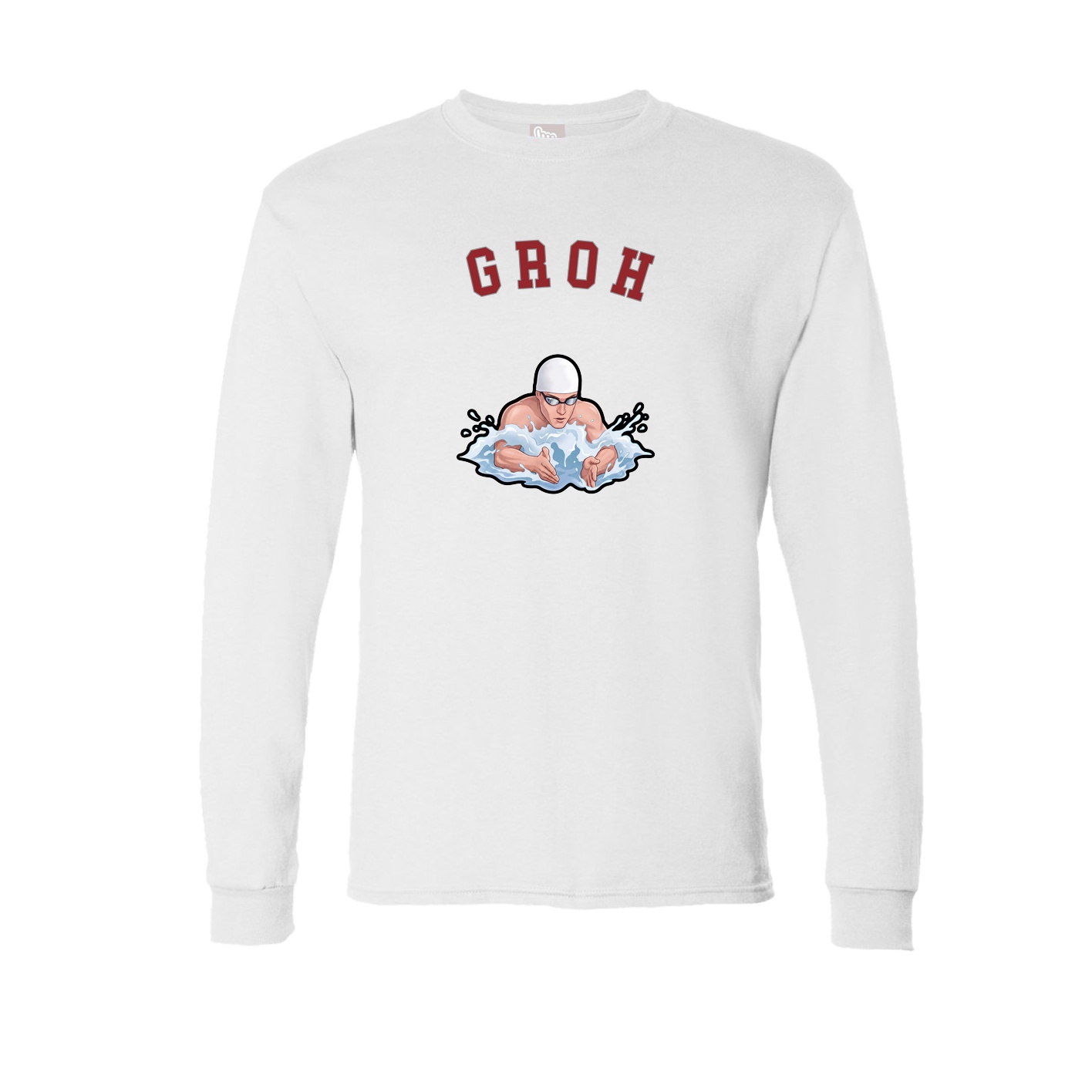 Long Sleeve Tee — Shirsey Arch in White