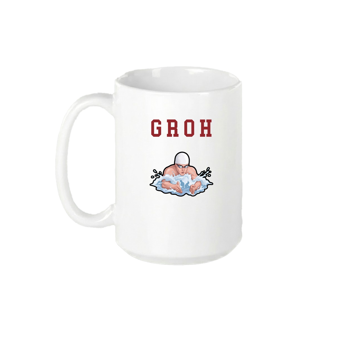 15oz Coffee Mug — Shirsey in White