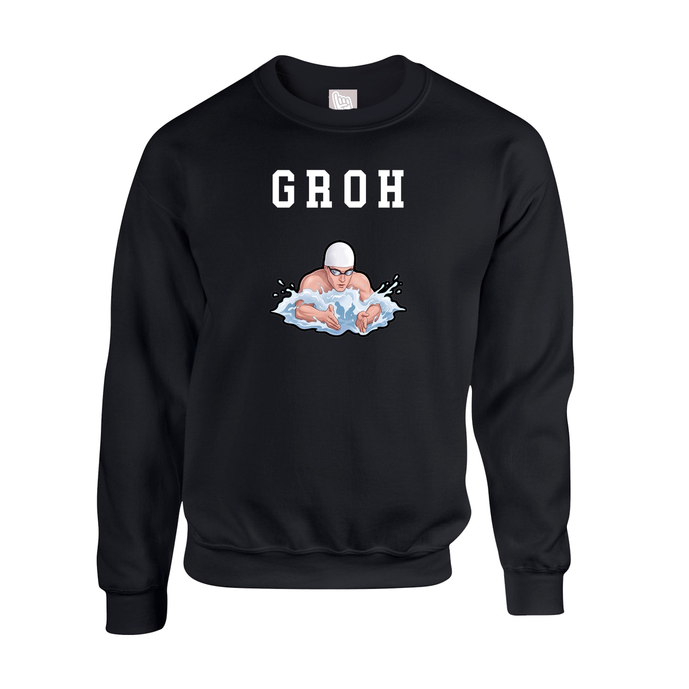 Fleece Crew — Shirsey in Black