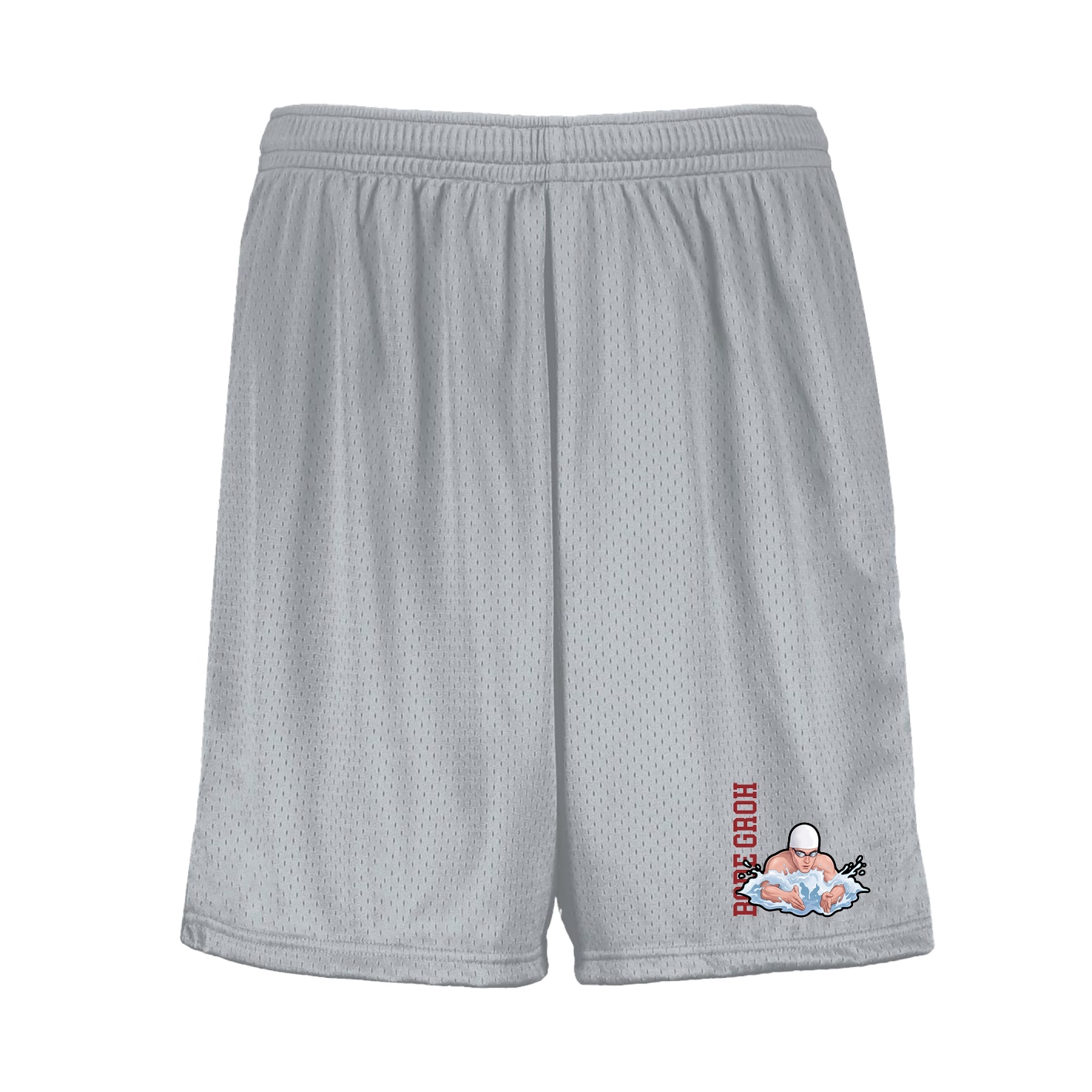 Shorts — Name Vertical in Silver