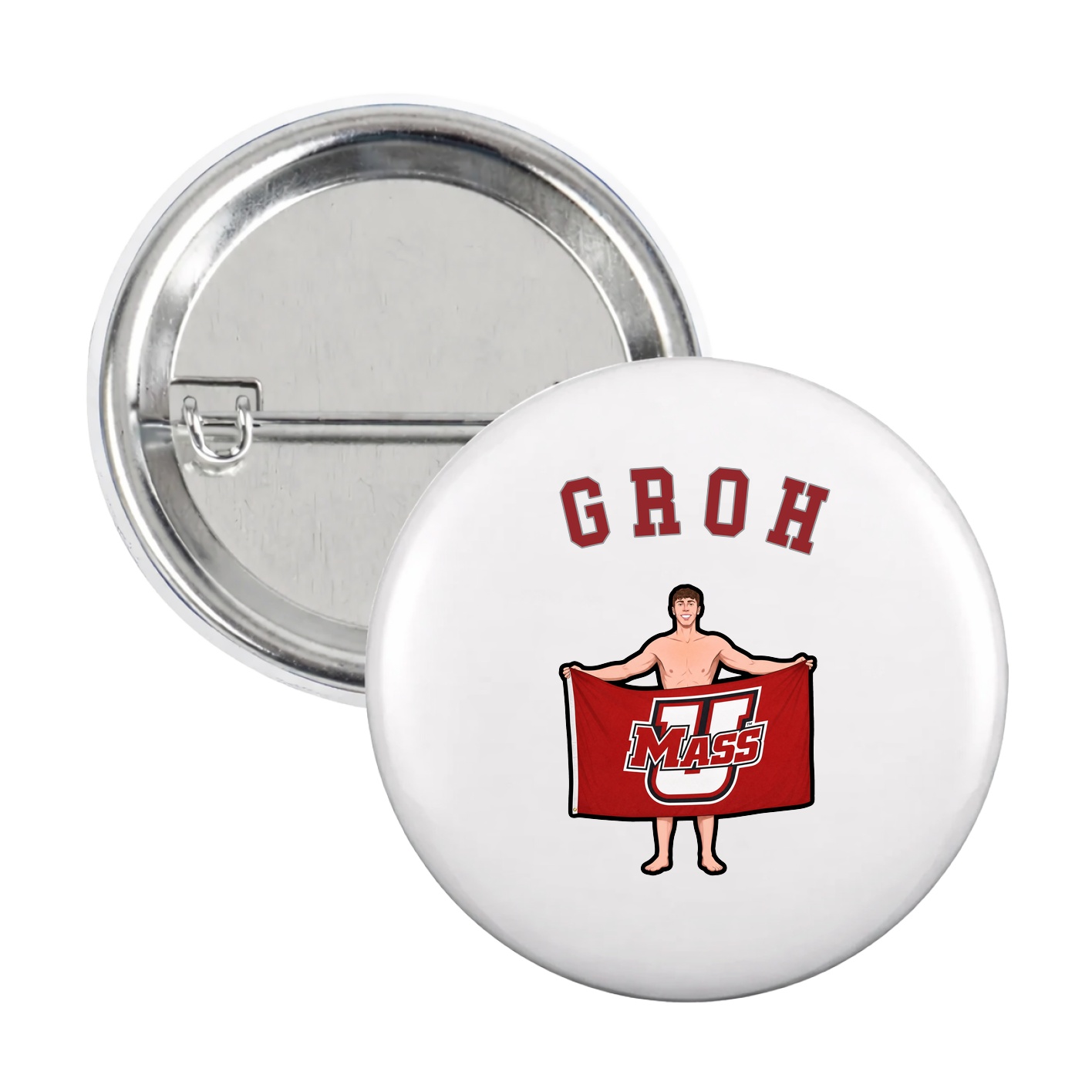 Game Day Button — Shirsey Arch in White