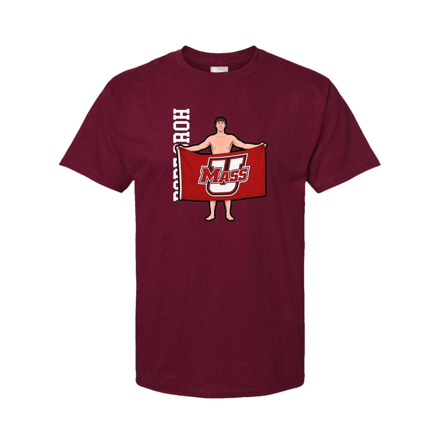 Tee — Name Vertical in Cardinal