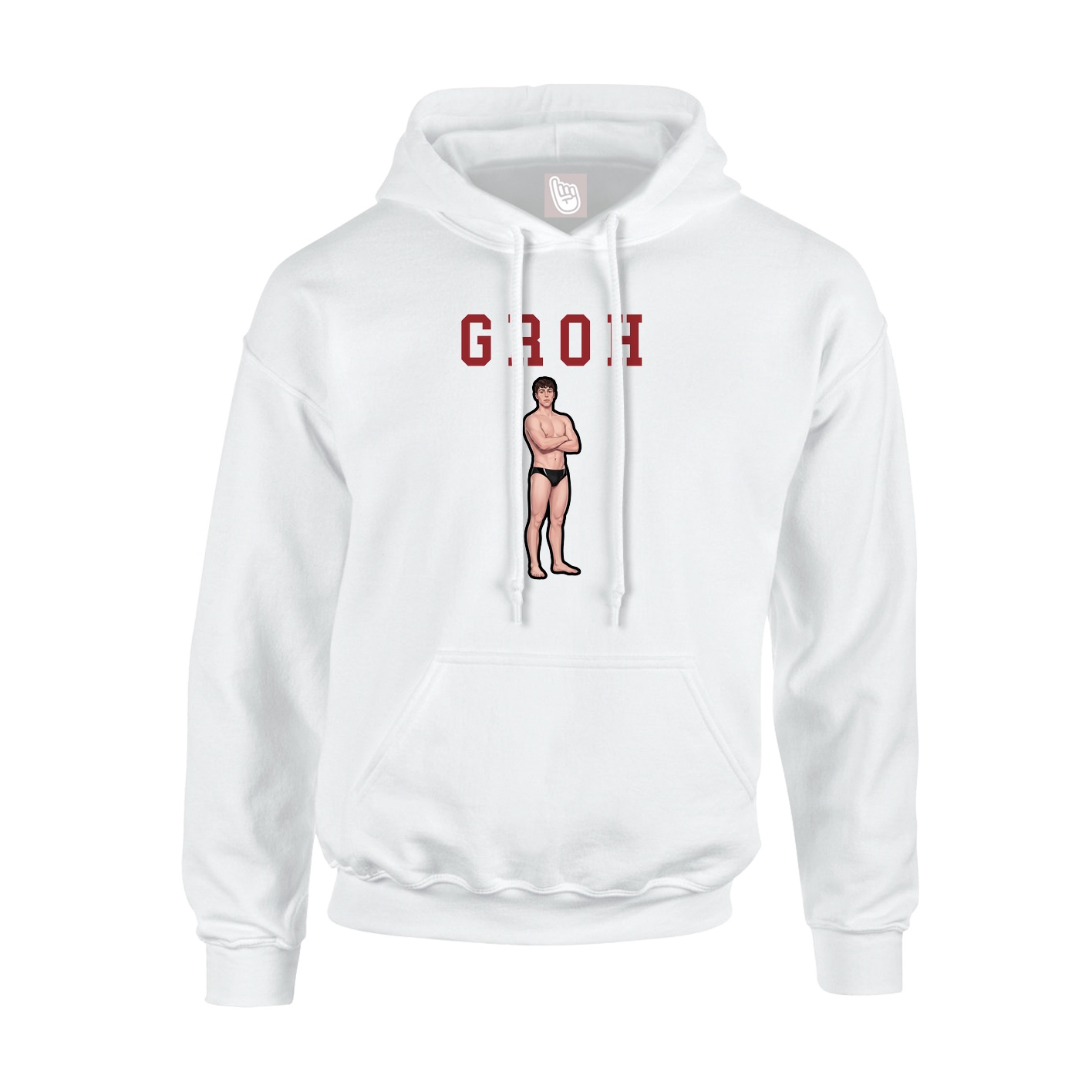 Hoodie — Shirsey in White