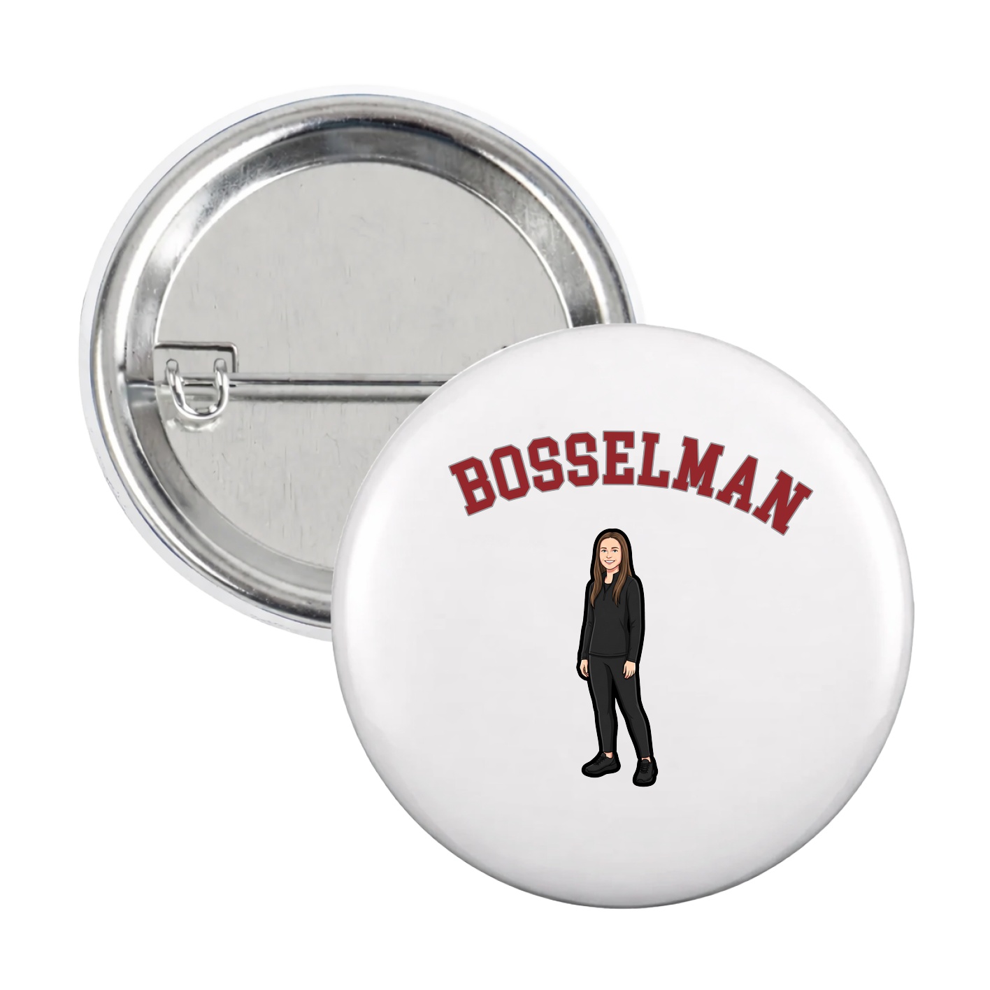 Game Day Button — Shirsey Arch in White