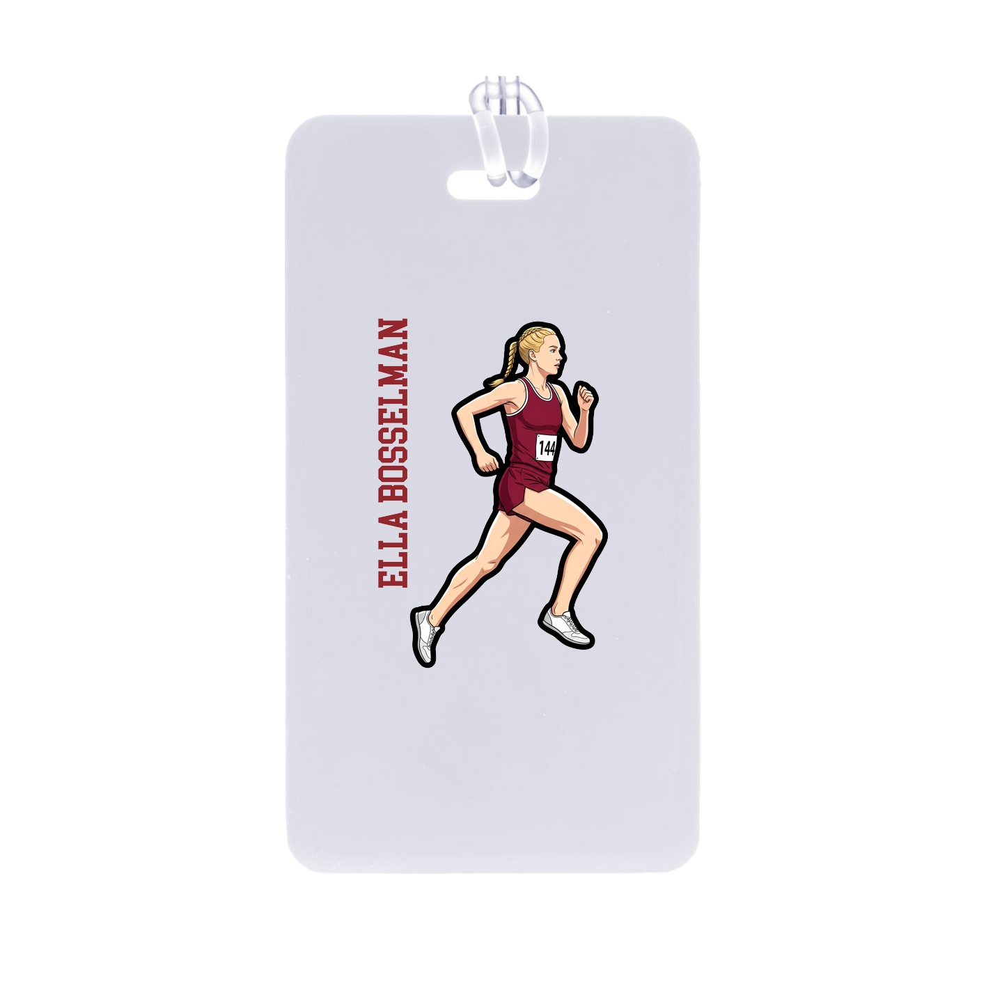 Bag Tag — Name Vertical in Classic