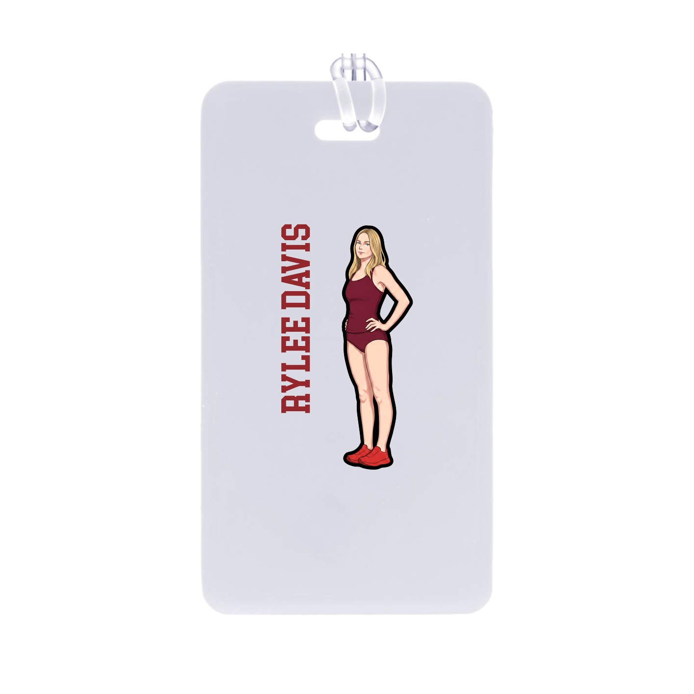 Bag Tag — Name Vertical in Classic