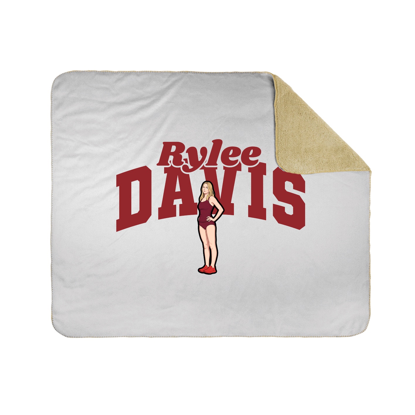 Throw Blanket — Signature Arch in White