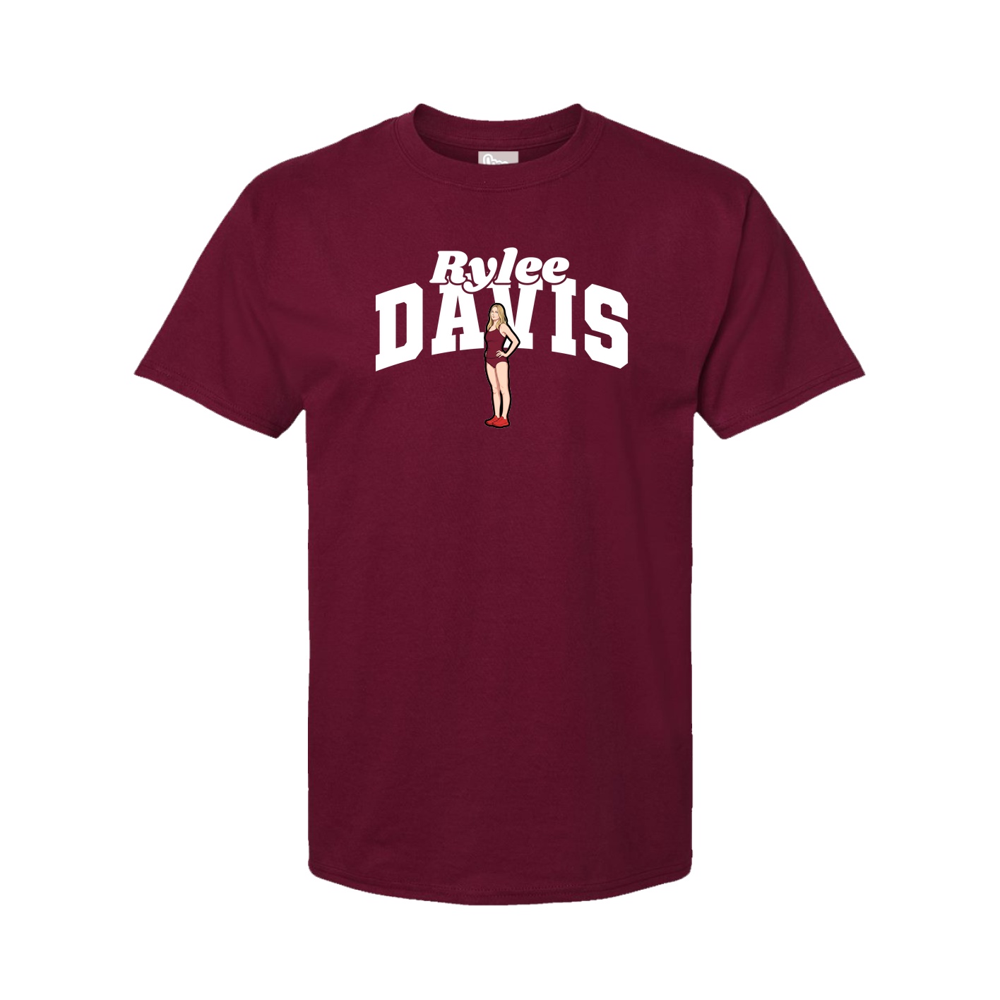 Youth Tee — Signature Arch in Cardinal